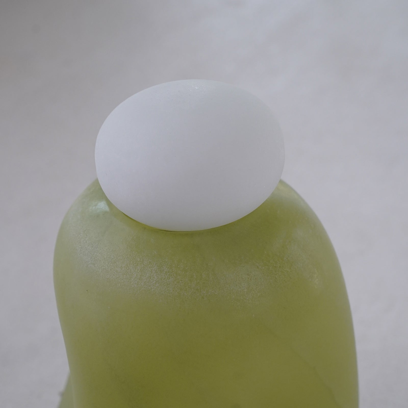 Pistachio Green - Decorative Glass Vase With Lid - Vase - WS Living - UAE Modern Home Furniture Stores in Dubai
