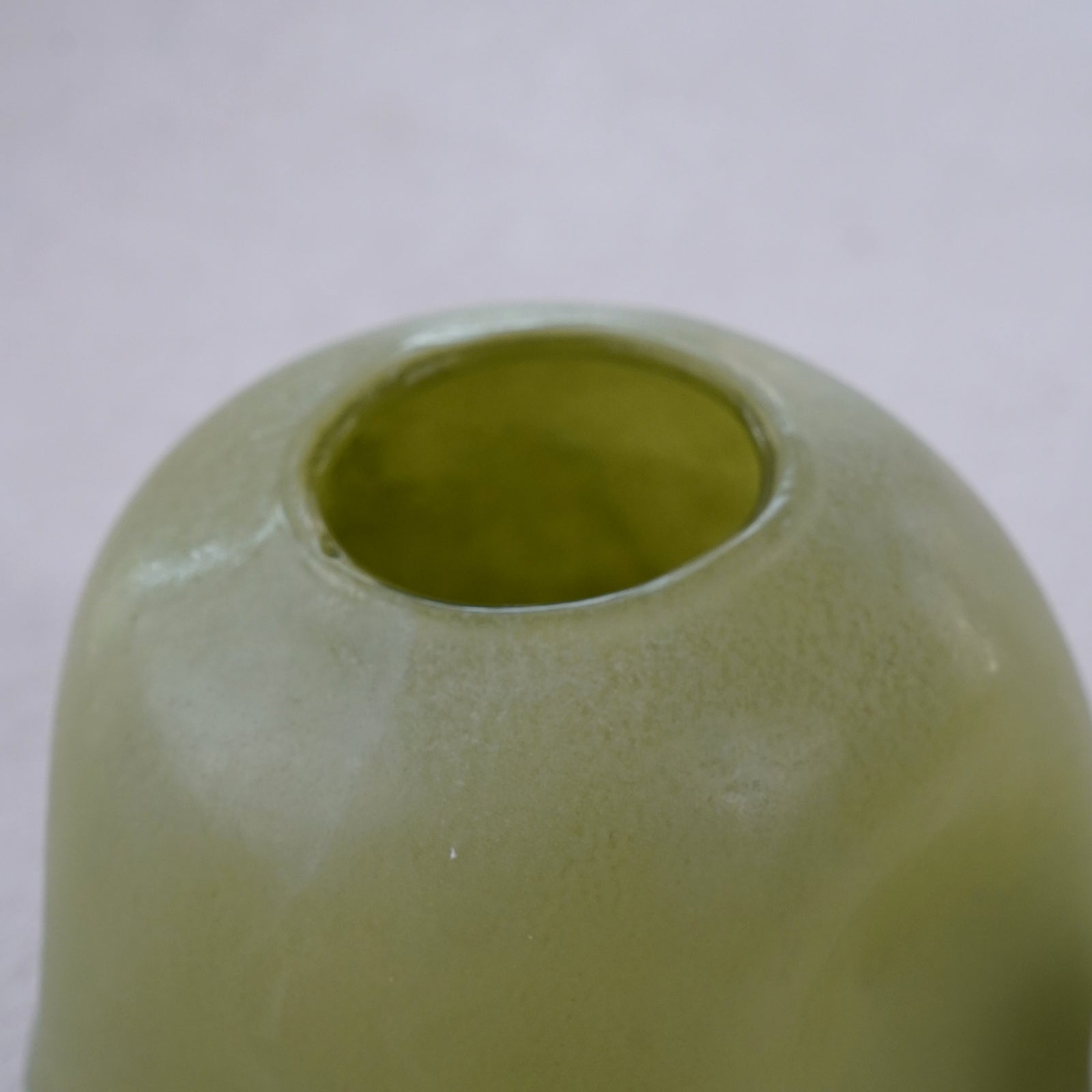 Pistachio Green - Decorative Glass Vase With Lid - Vase - WS Living - UAE Modern Home Furniture Stores in Dubai