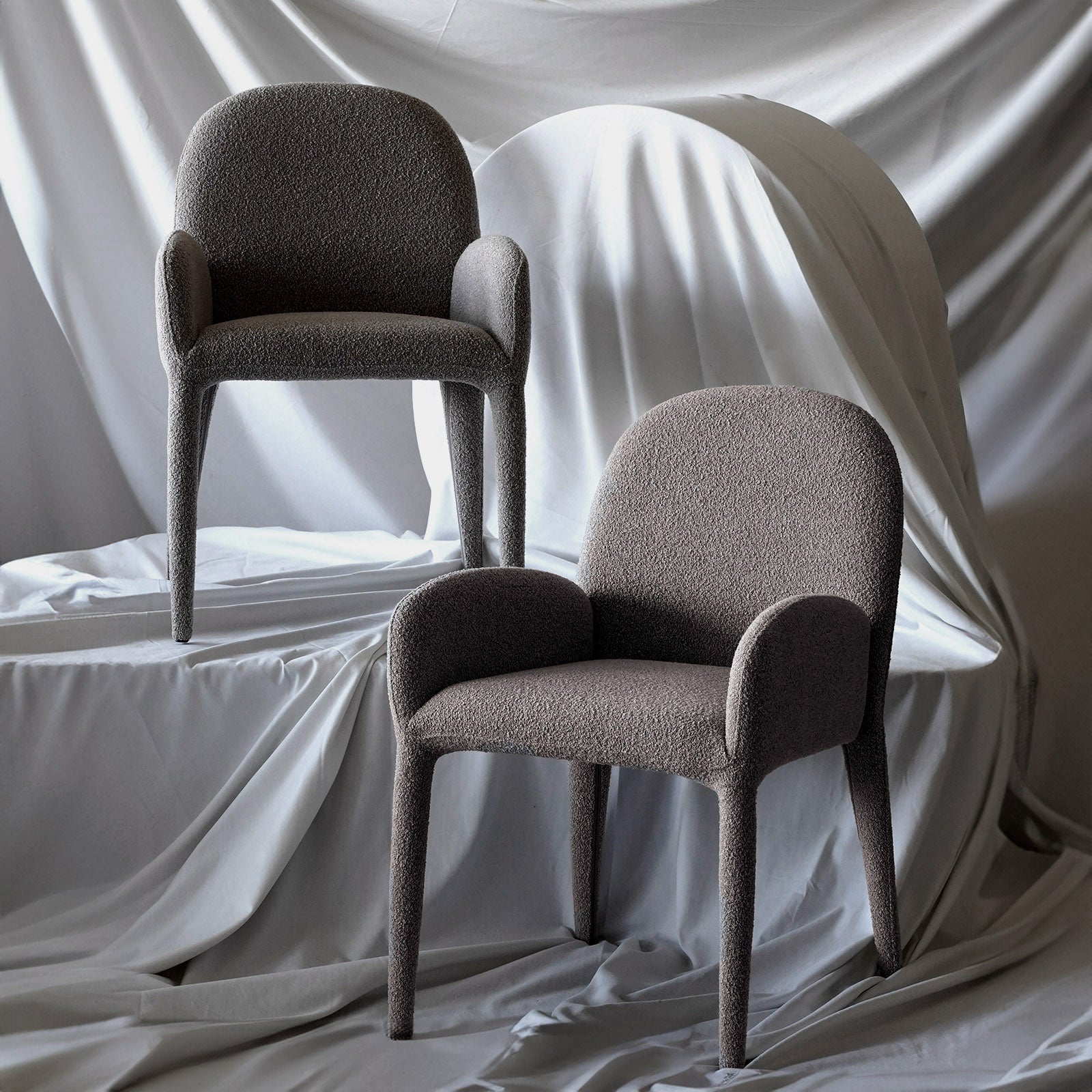 Halo Armrest Dining Chair - MC-7495CH-2-A - Dining Chairs - WS Living Furniture Furniture Store in Dubai