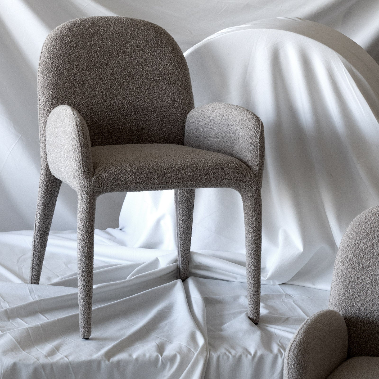 Halo Armrest Dining Chair - MC-7495CH-2-A - Dining Chairs - WS Living Furniture Furniture Store in Dubai