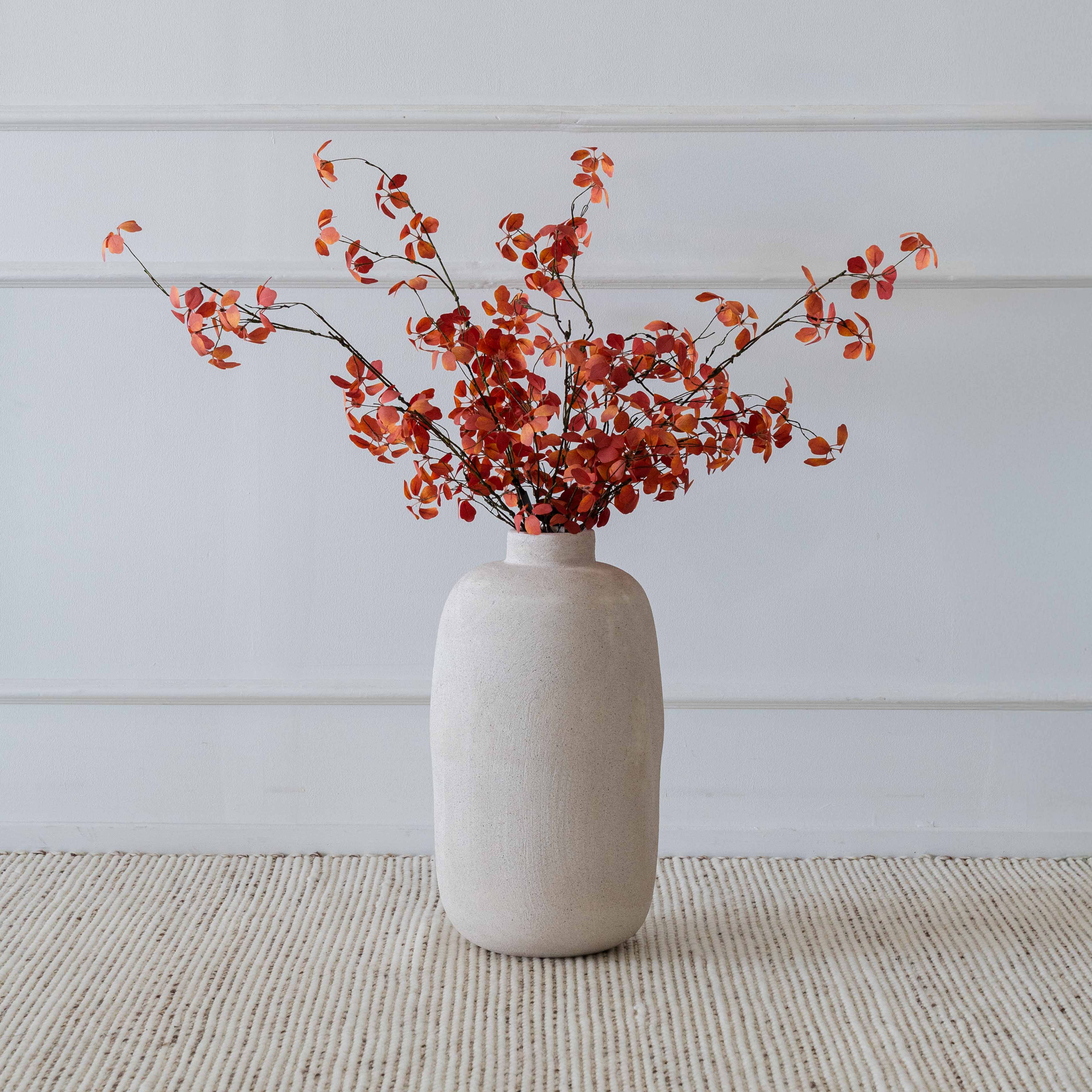 Antique Ivory Nordic Vessel Flower Pot / Planter 19th Century Vase - Indoor & Outdoor - Vase - WS Living Furniture Furniture Store in Dubai