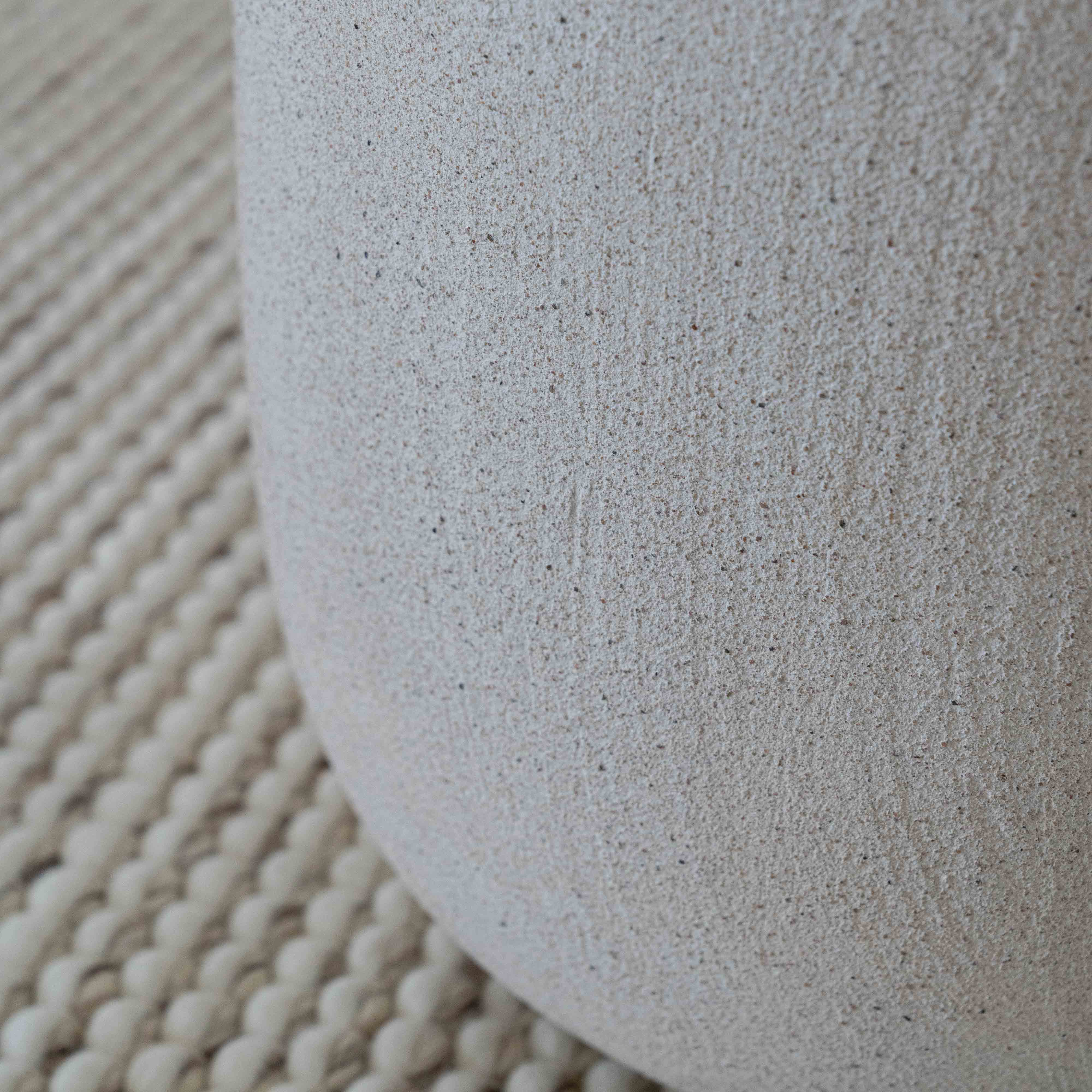 Antique Ivory Nordic Vessel Flower Pot / Planter 19th Century Vase - Indoor & Outdoor - Vase - WS Living Furniture Furniture Store in Dubai