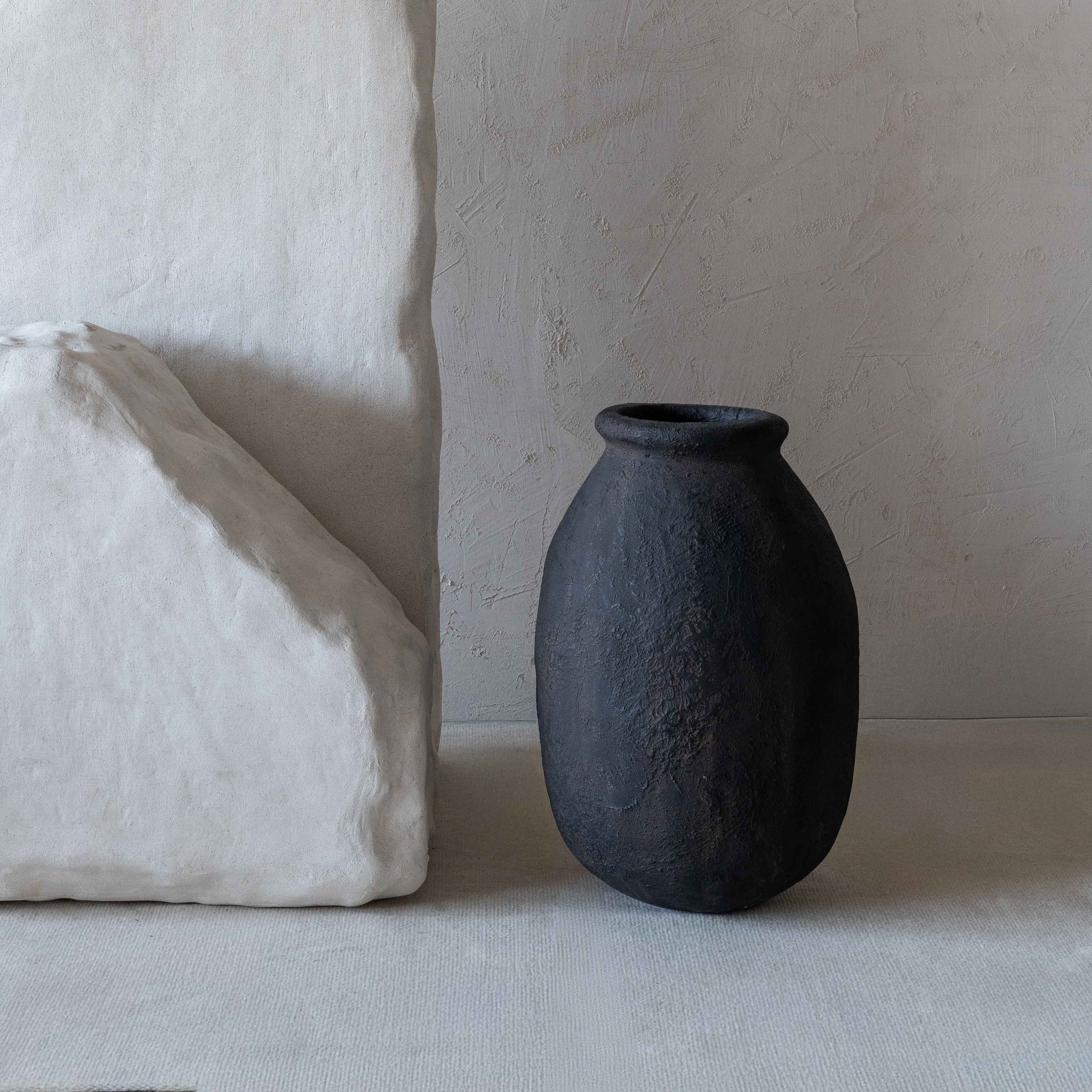 Handmade 19th Century Spanish Fibre Glass Big Tree Pot | Big Vase - Vase - WS Living Furniture Furniture Store in Dubai