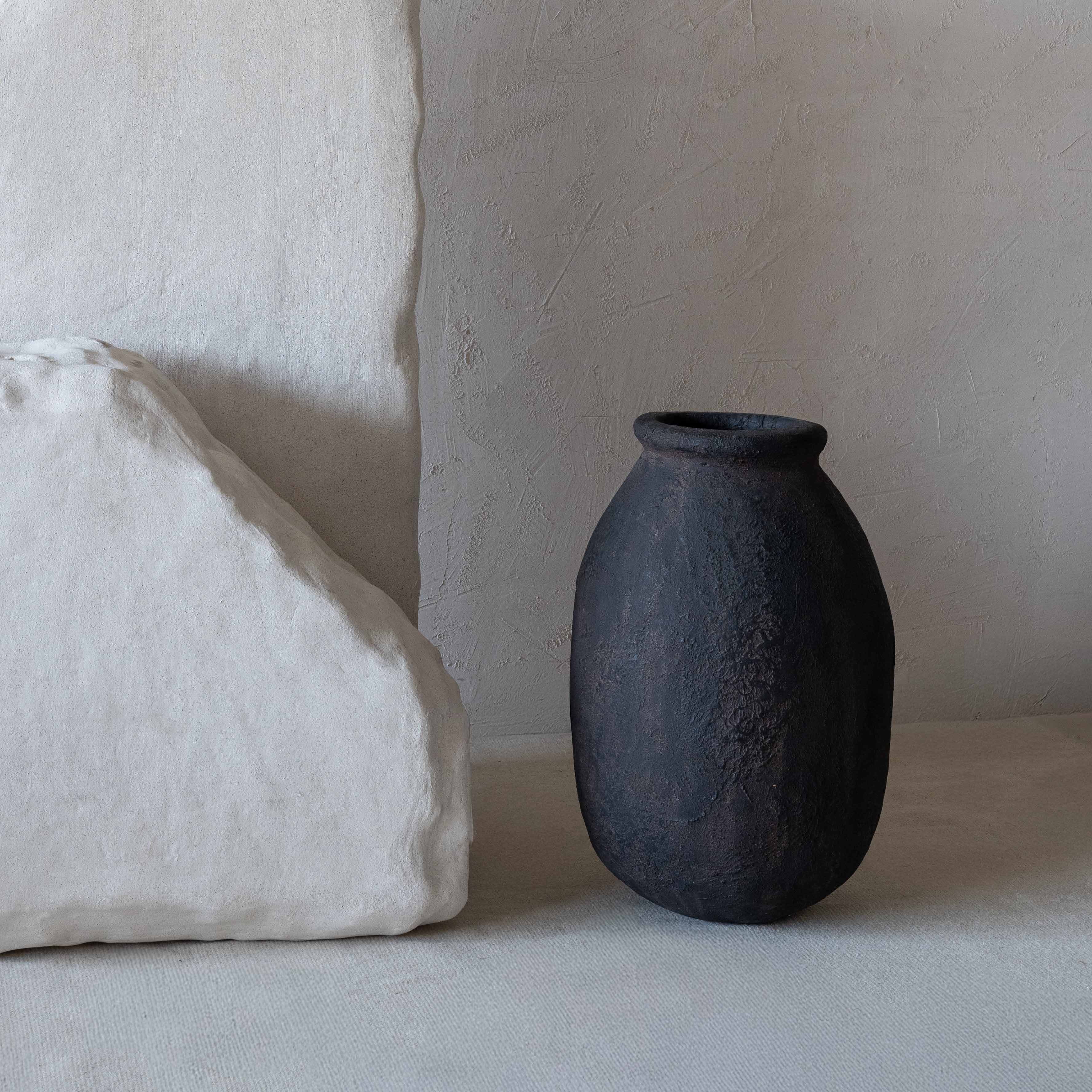 Handmade 19th Century Spanish Fibre Glass Big Tree Pot | Big Vase - Vase - WS Living Furniture Furniture Store in Dubai
