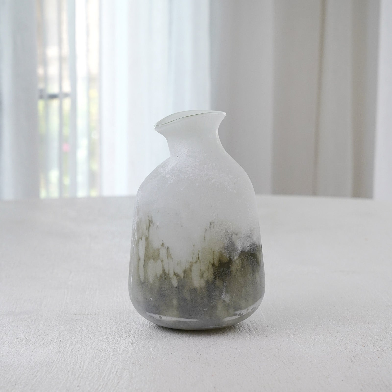 Matcha Decorative Glass Vase Open Top - 23RXAU115 - Vase - WS Living Furniture Furniture Store in Dubai