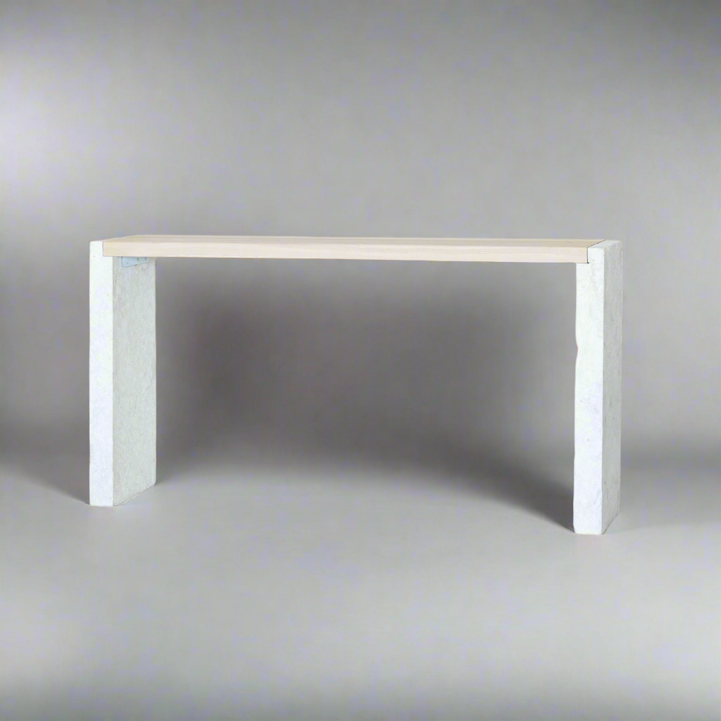 Athens Rectangle Lime Stone Console - Console Tables - WS Living Furniture  Furniture Store in Dubai