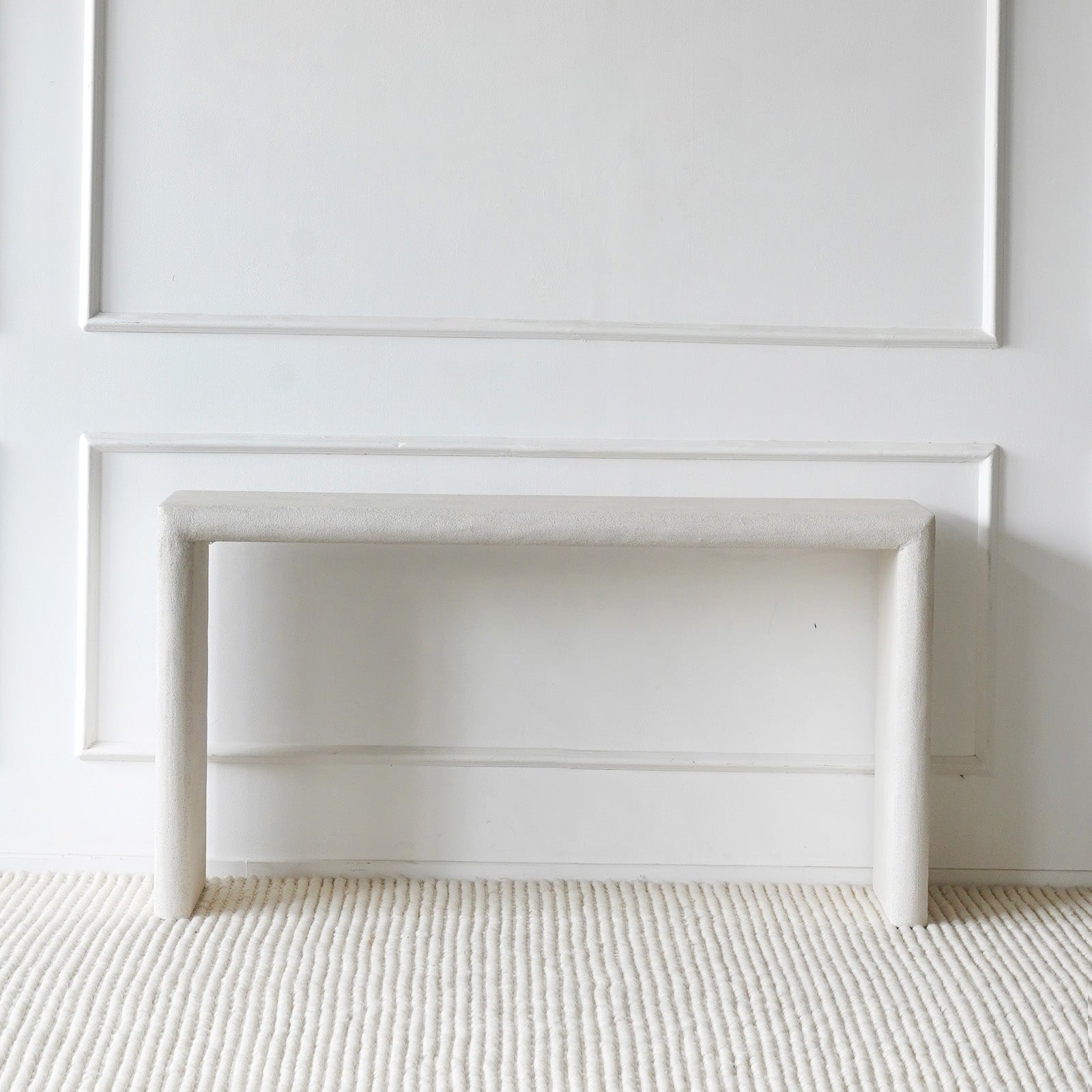 Alaska Rectangle Wood Console-White - Consoles - WS Living Furniture  Furniture Store in Dubai