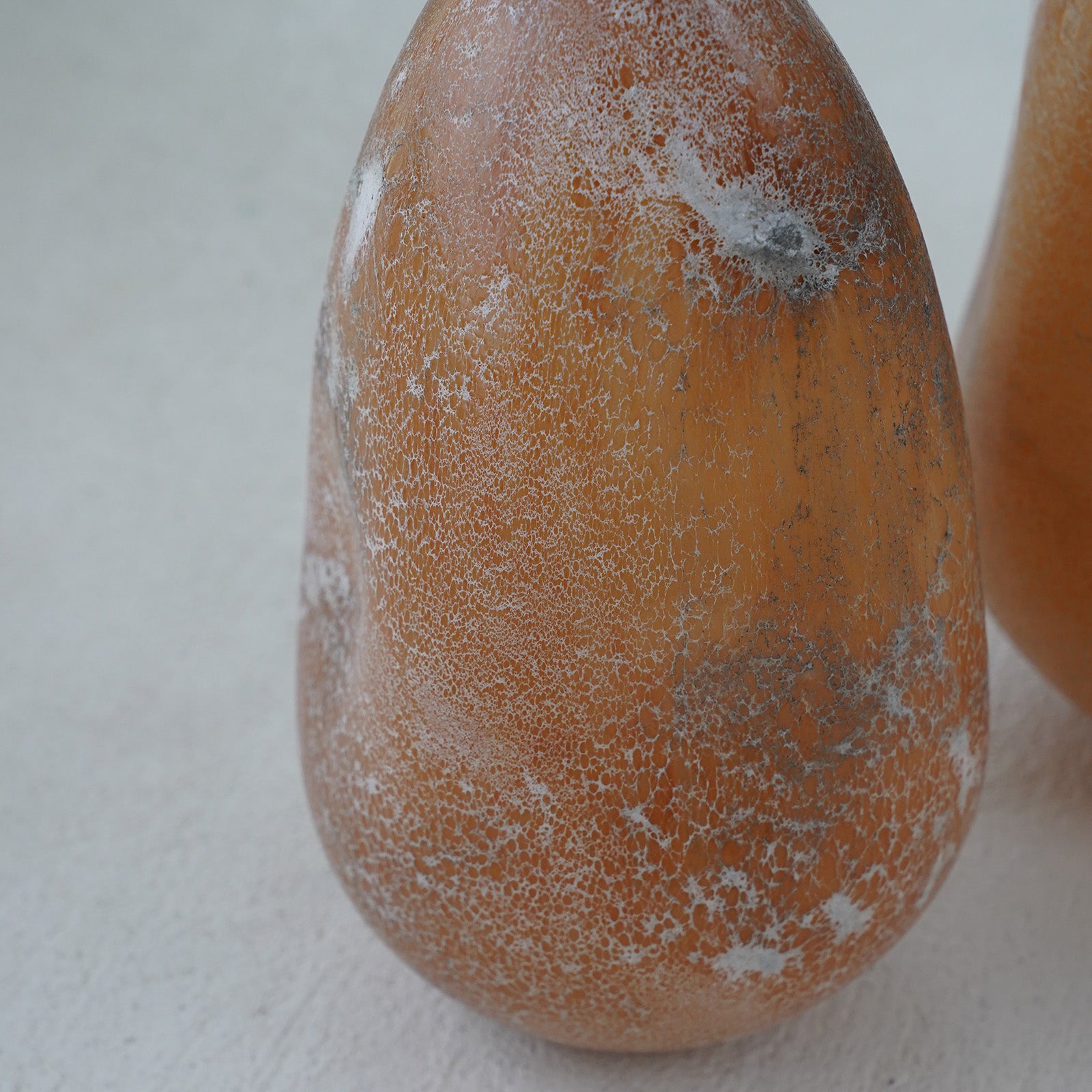 Peach and Cream Decorative Glass Vase Open Top - Vase - WS Living Furniture Furniture Store in Dubai