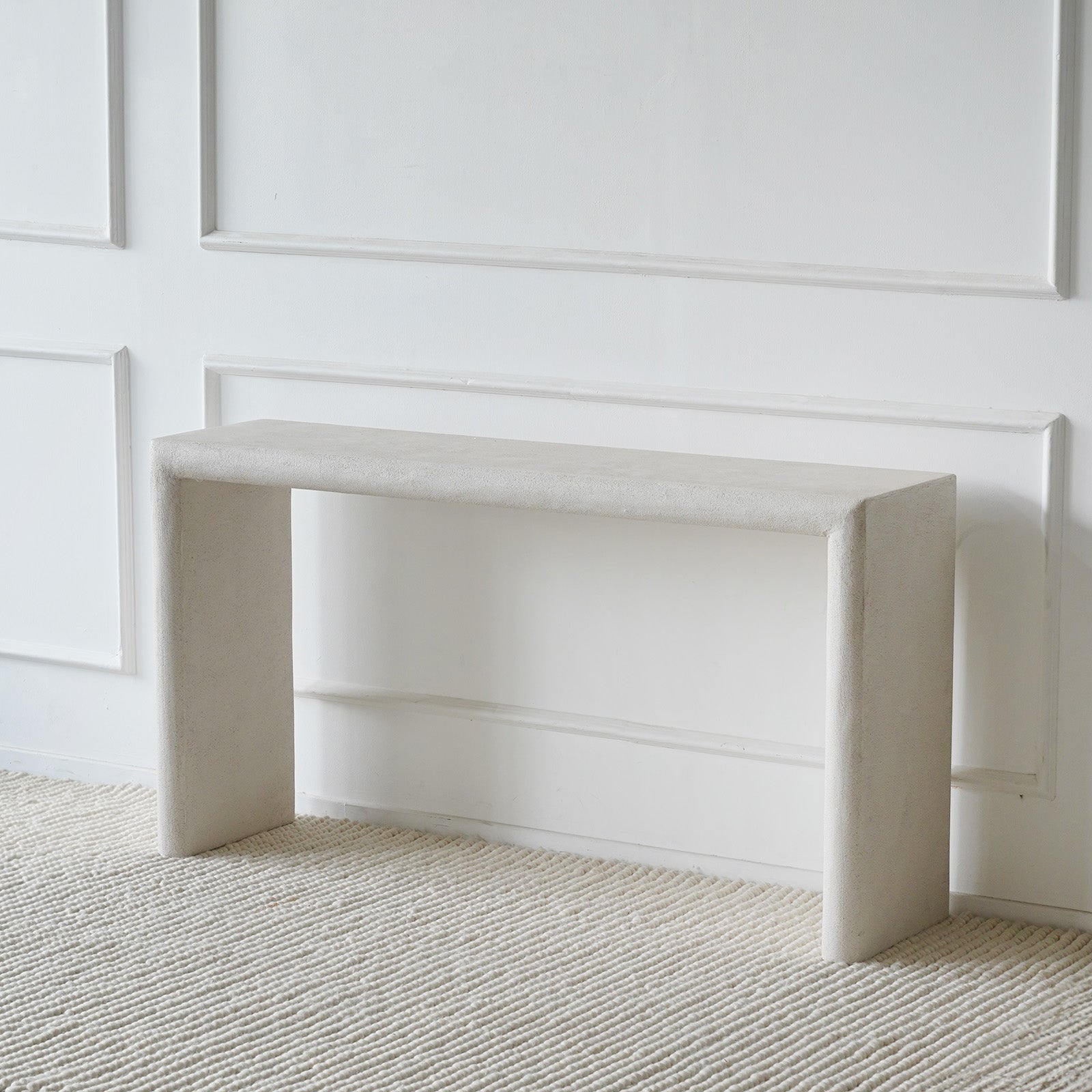 Alaska Rectangle Wood Console-White - Consoles - WS Living Furniture  Furniture Store in Dubai