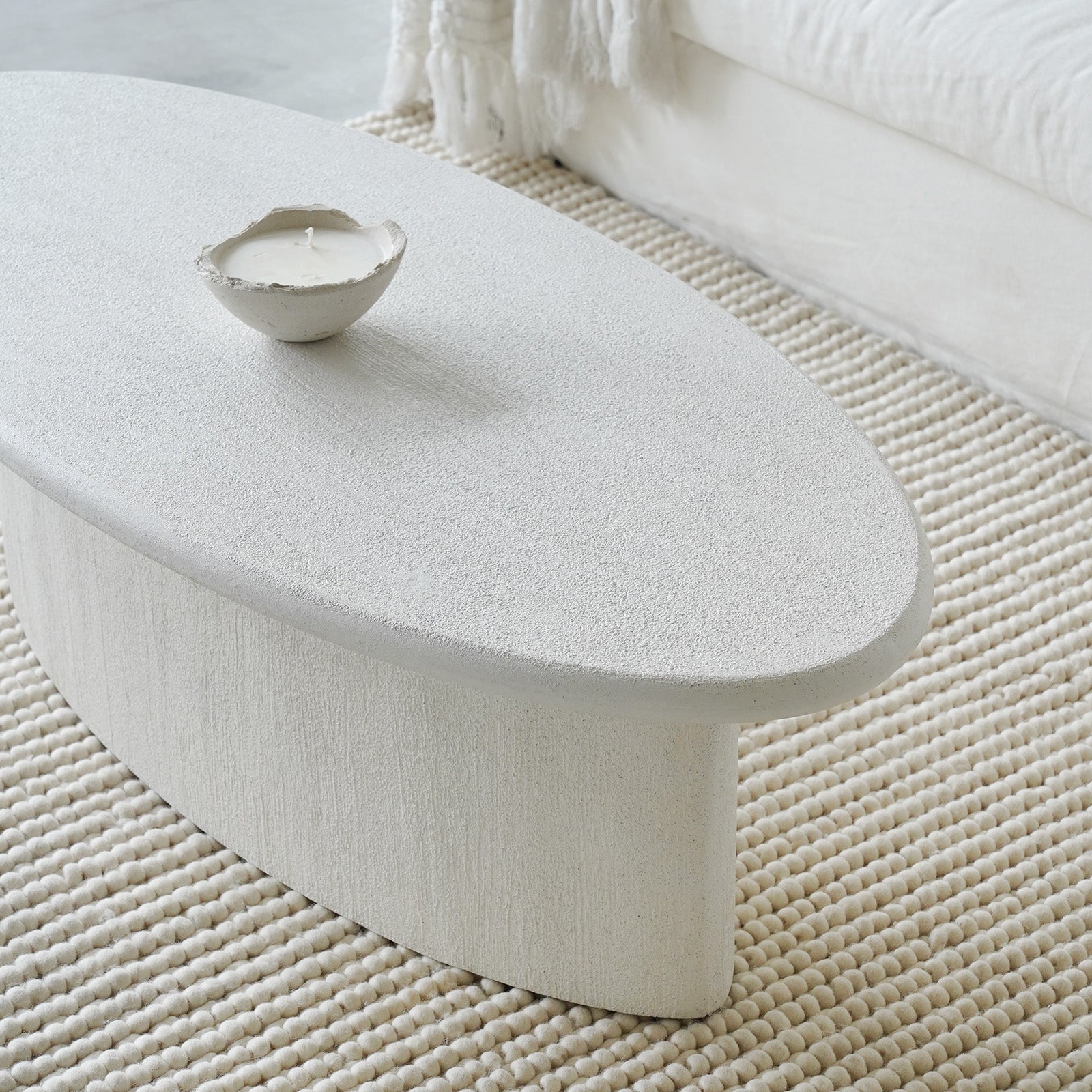 Alaska Oval  Wood Coffee Table - Coffee Tables - WS Living Furniture  Furniture Store in Dubai