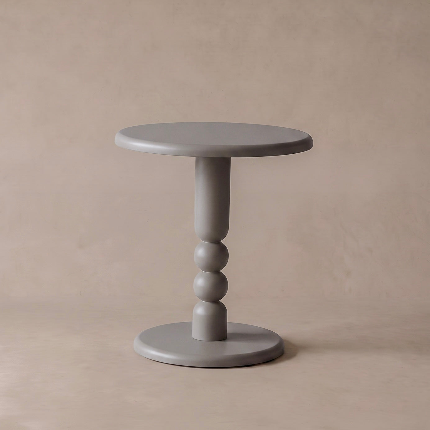 Orlena Sculptural Side Table - Earth Grey