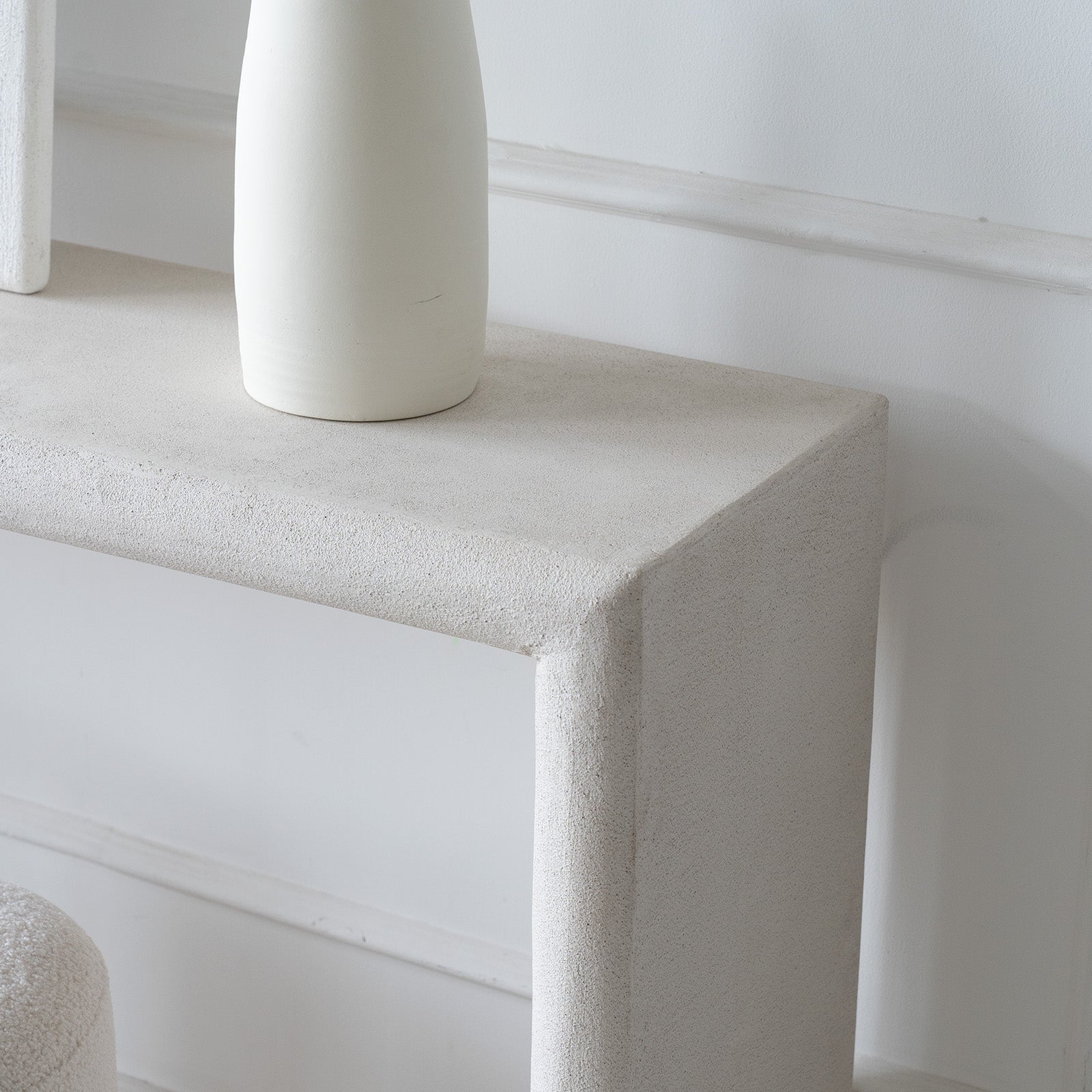 Alaska Rectangle Wood Console-White - Consoles - WS Living Furniture  Furniture Store in Dubai