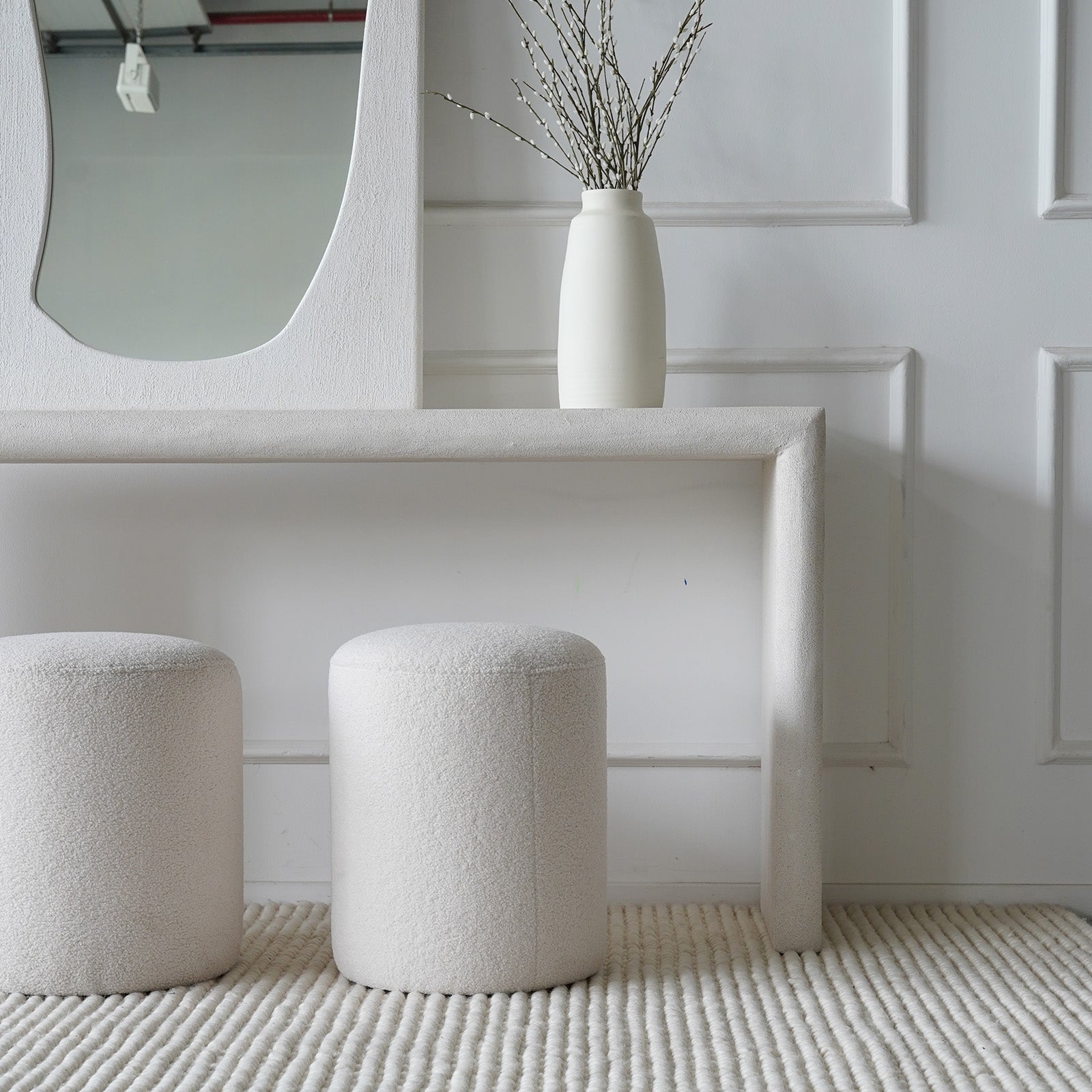 Alaska Rectangle Wood Console-White - Consoles - WS Living Furniture  Furniture Store in Dubai