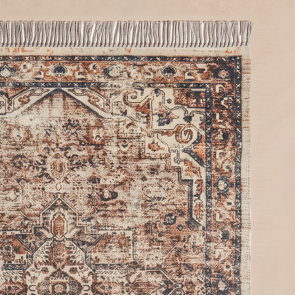 Terra Medallion Cotton Chenille Rug - A10827