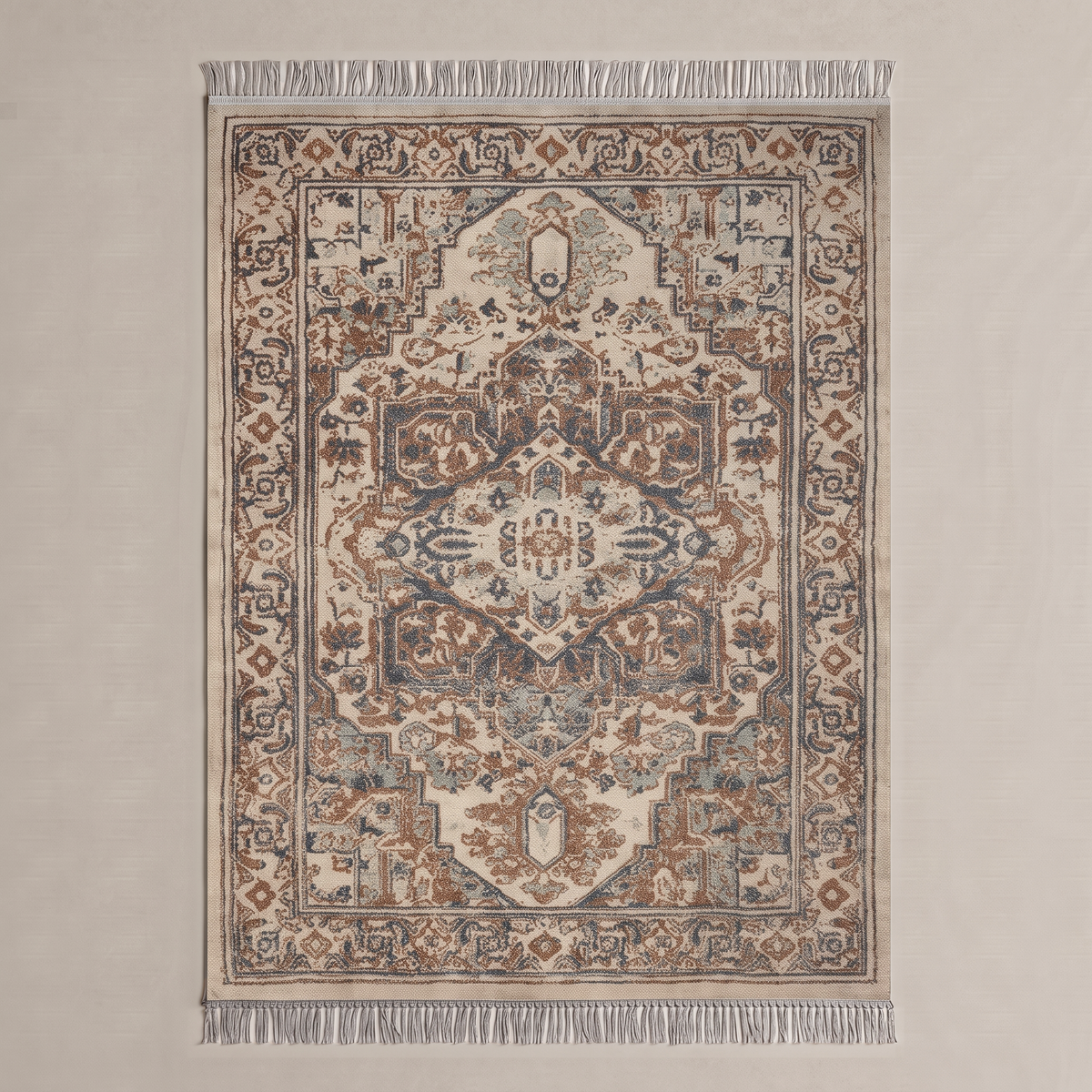 Anatolia Vintage Soft Cotton Chenille Rug - (A2598)