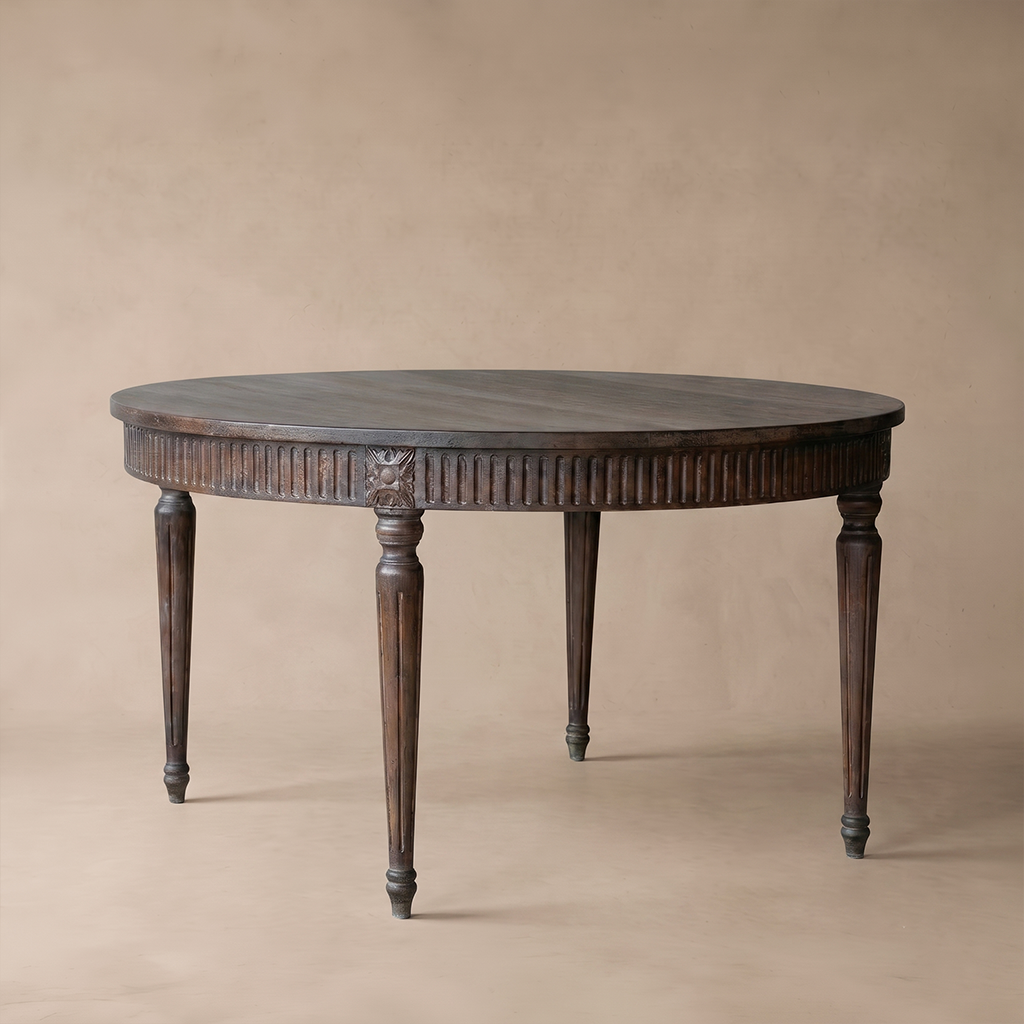 Yuán Real Antique Ancient Style Round Dining Table