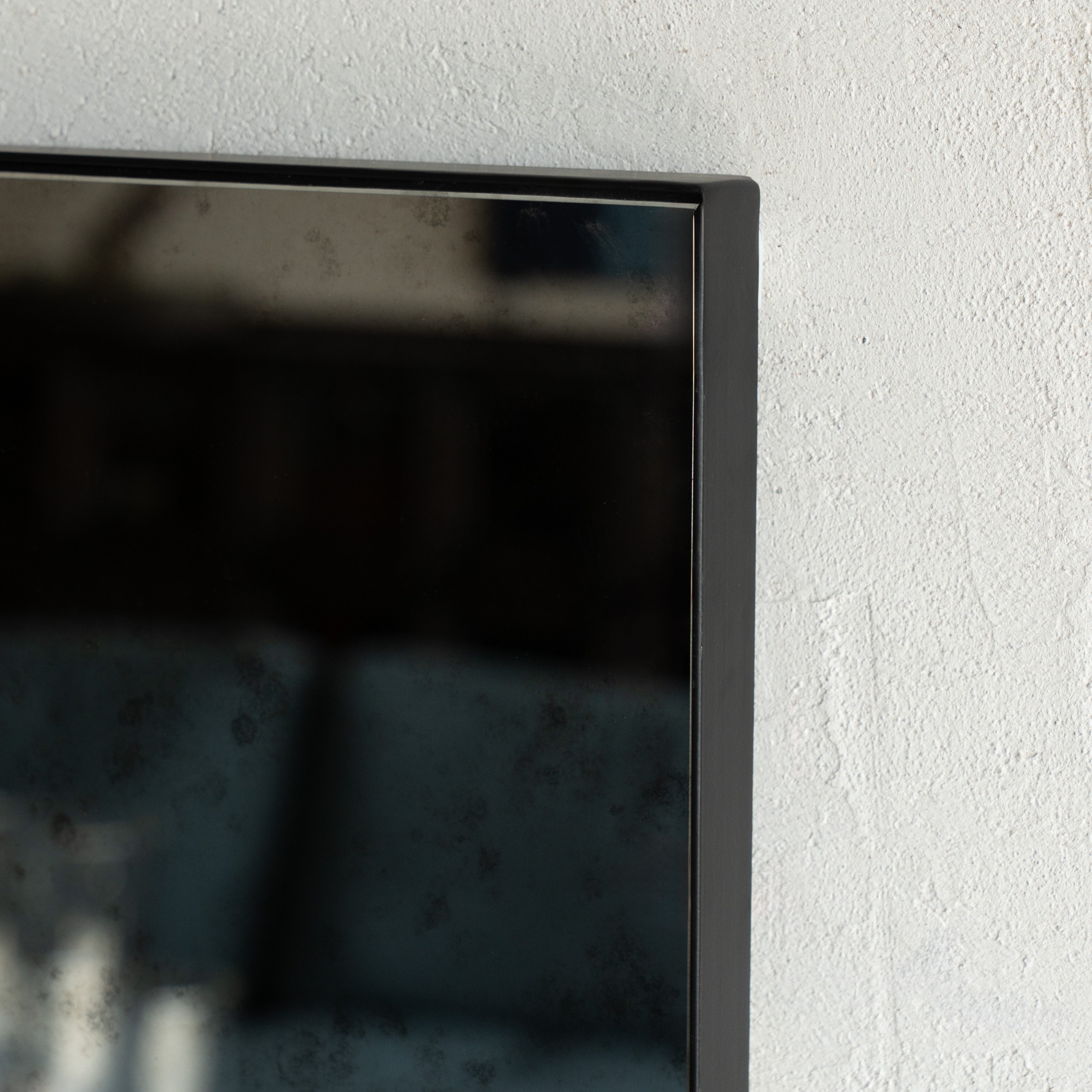 Audrey Textured Squared - Vintage Wall Mirror