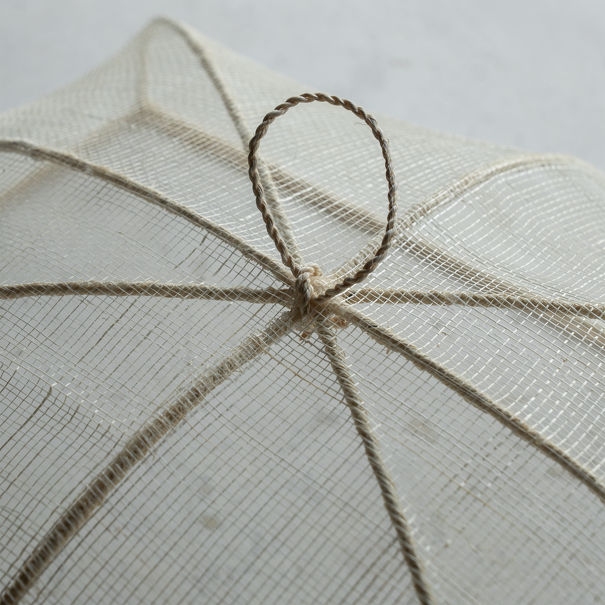 Abaca Eco-Friendly Tabletop Food Cover - WHITE