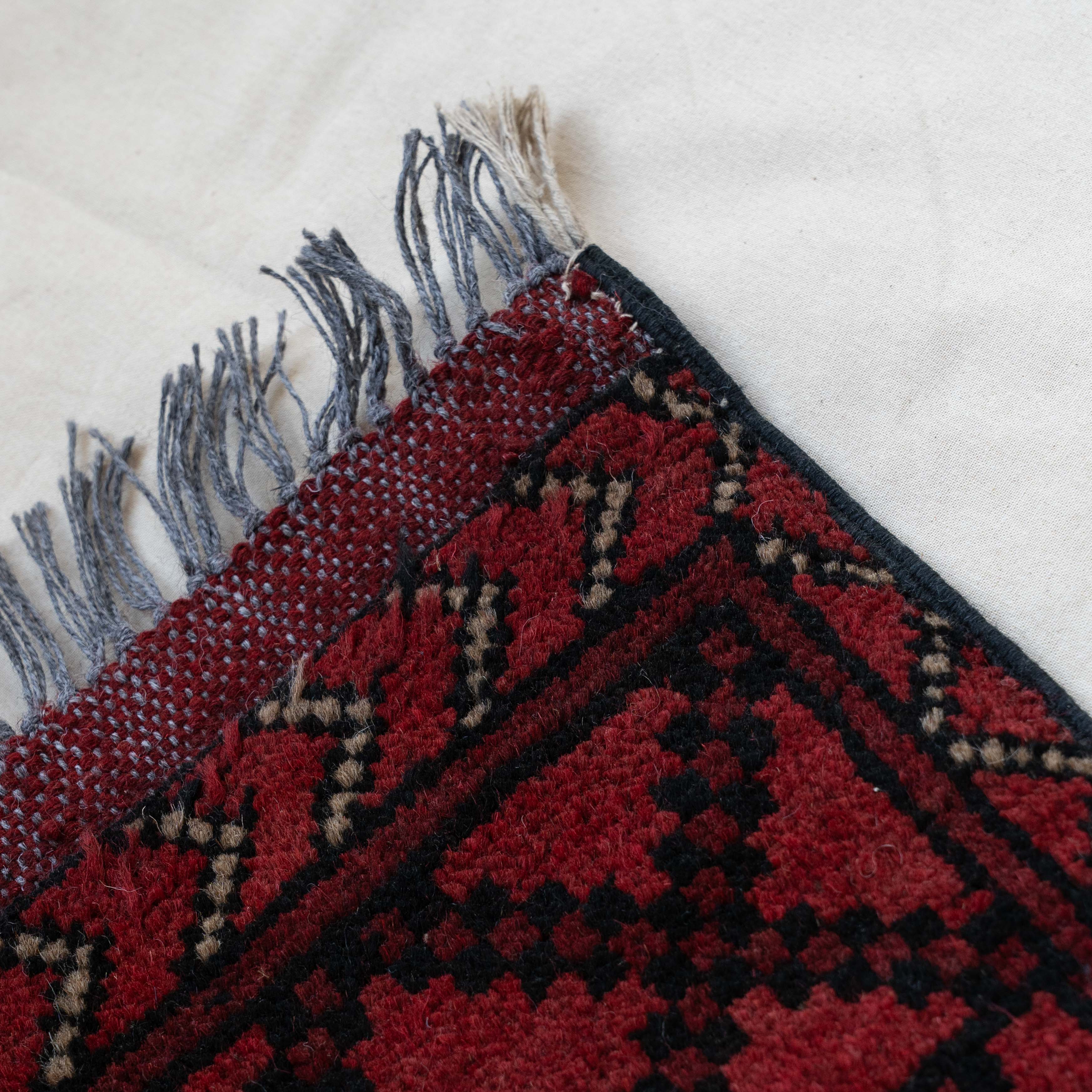 Tribal Vintage Anatolian Afghan Rug 80x300cm - RED 5