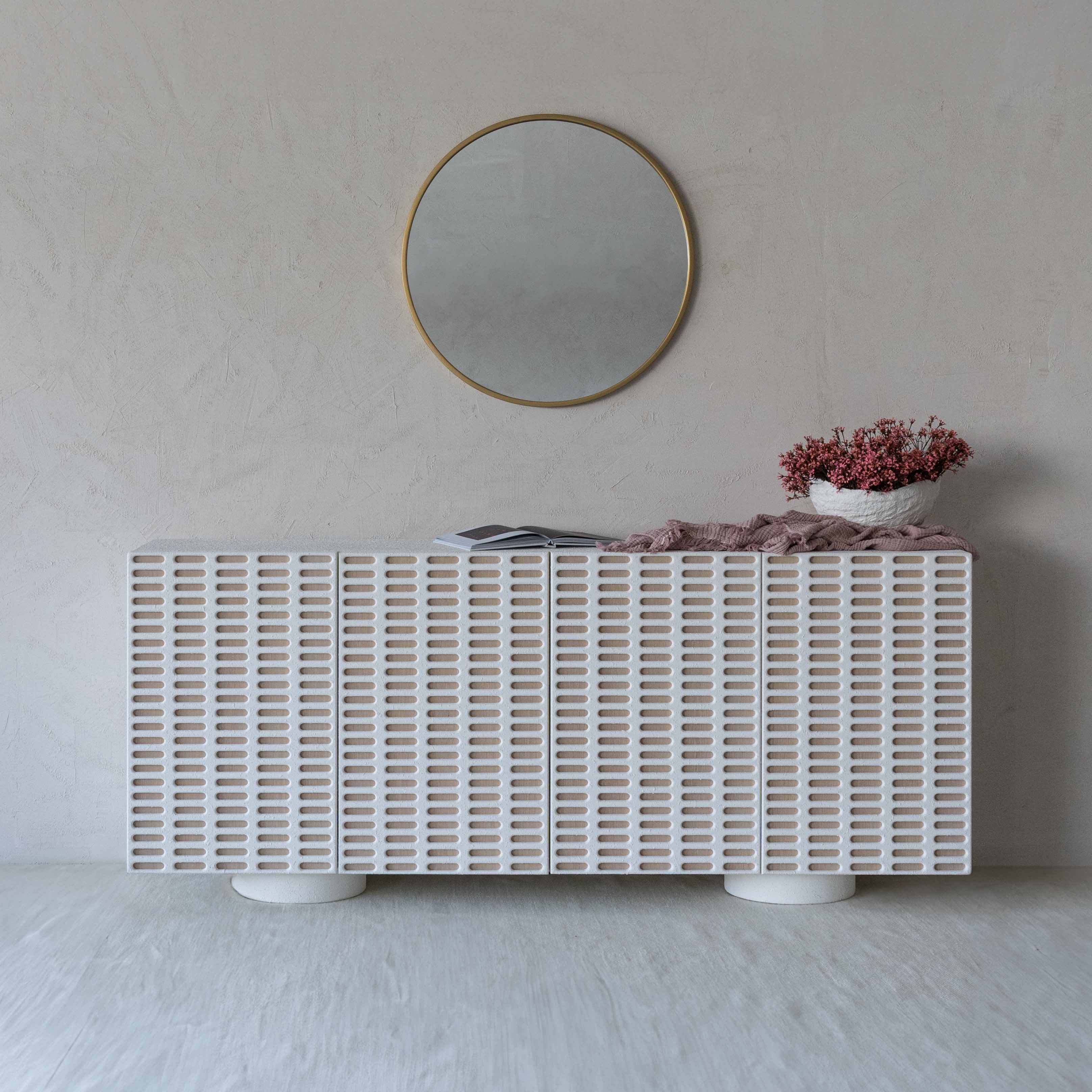 Akari White Sideboard - Buffet & SIdeboards - WS Living Furniture Furniture Store in Dubai