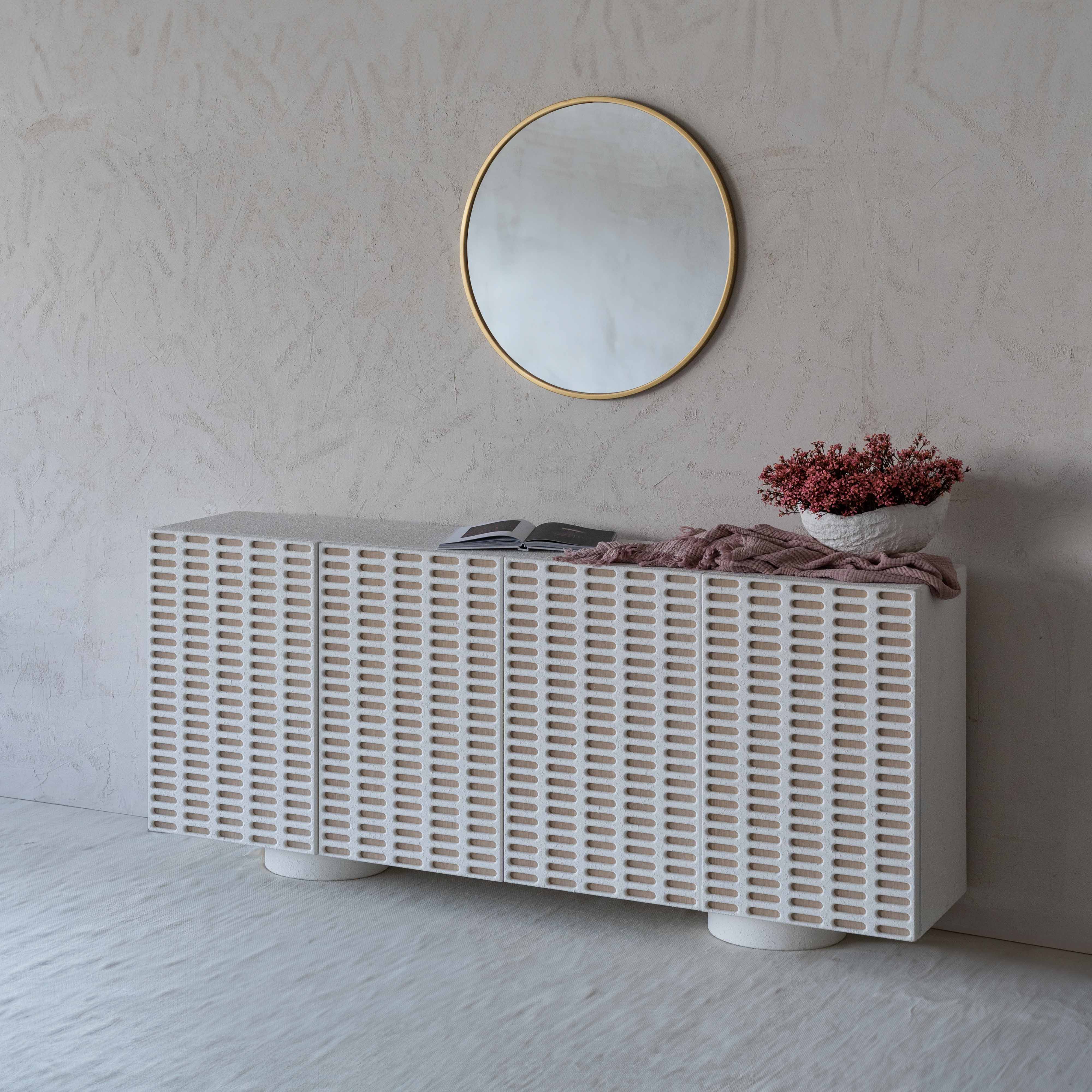 Akari White Sideboard - Buffet & SIdeboards - WS Living Furniture Furniture Store in Dubai