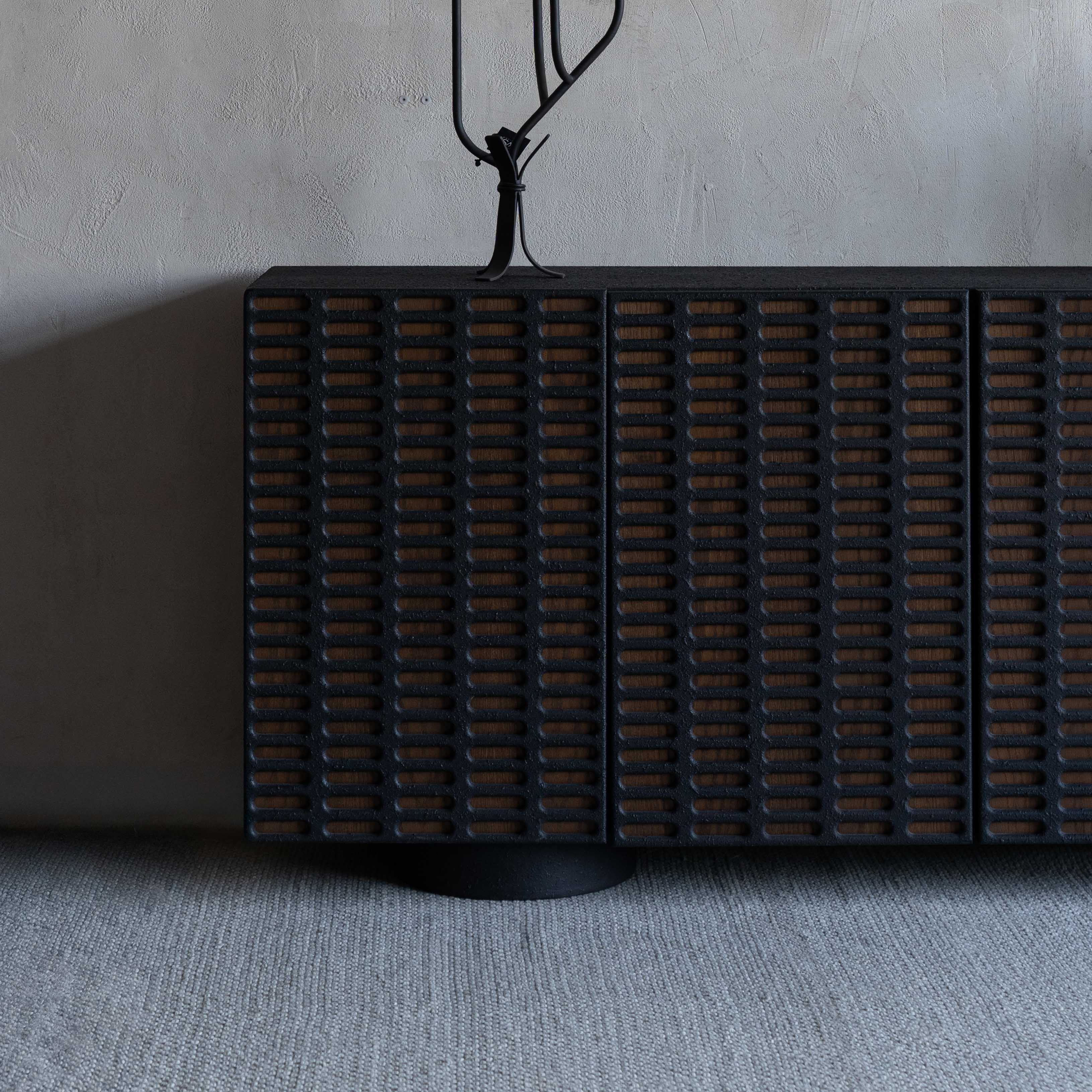Akari Modern Buffet Black Sideboard - Buffet & SIdeboards - WS Living Furniture Furniture Store in Dubai