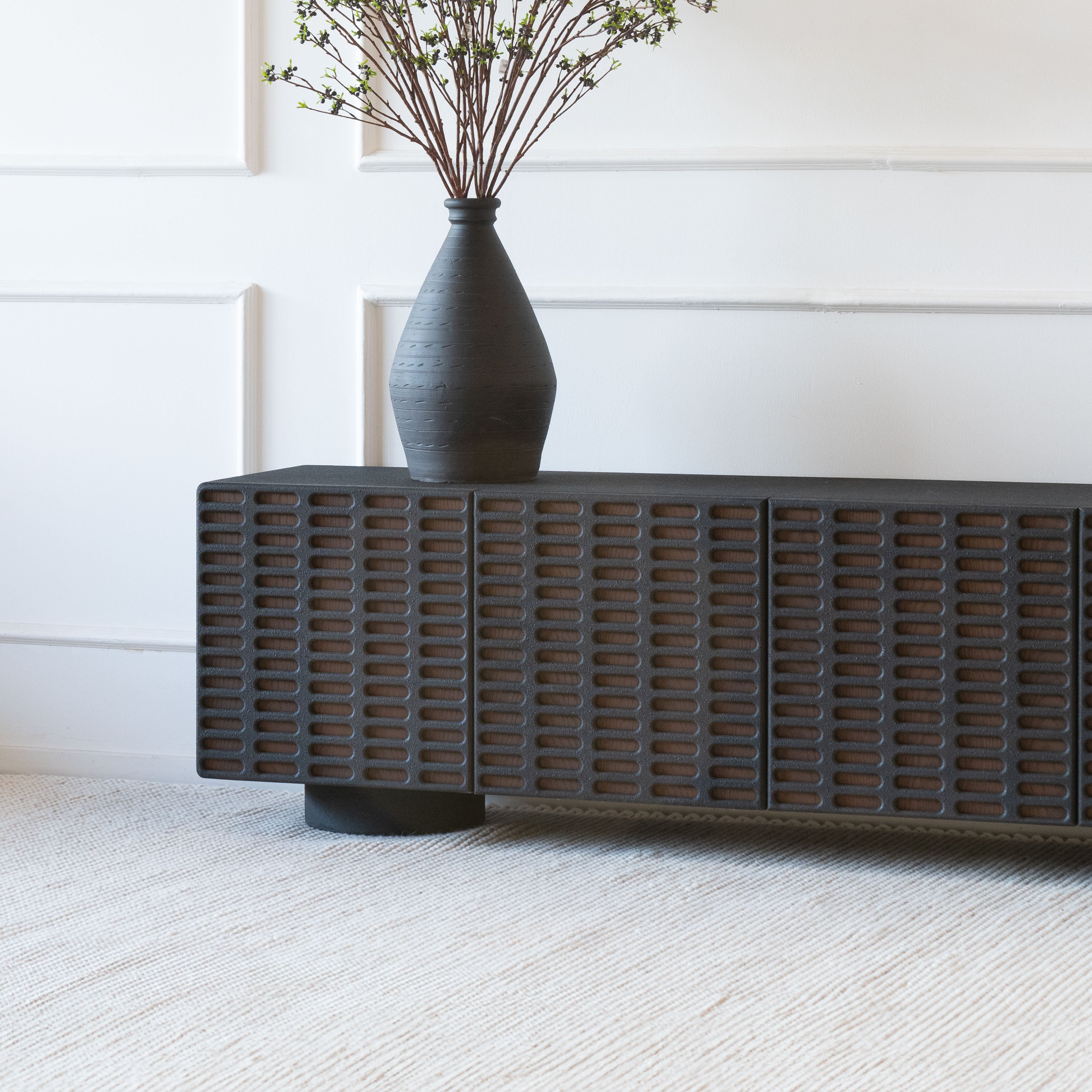 Akari TV Unit-Black - Buffet & SIdeboards - WS Living Furniture Furniture Store in Dubai
