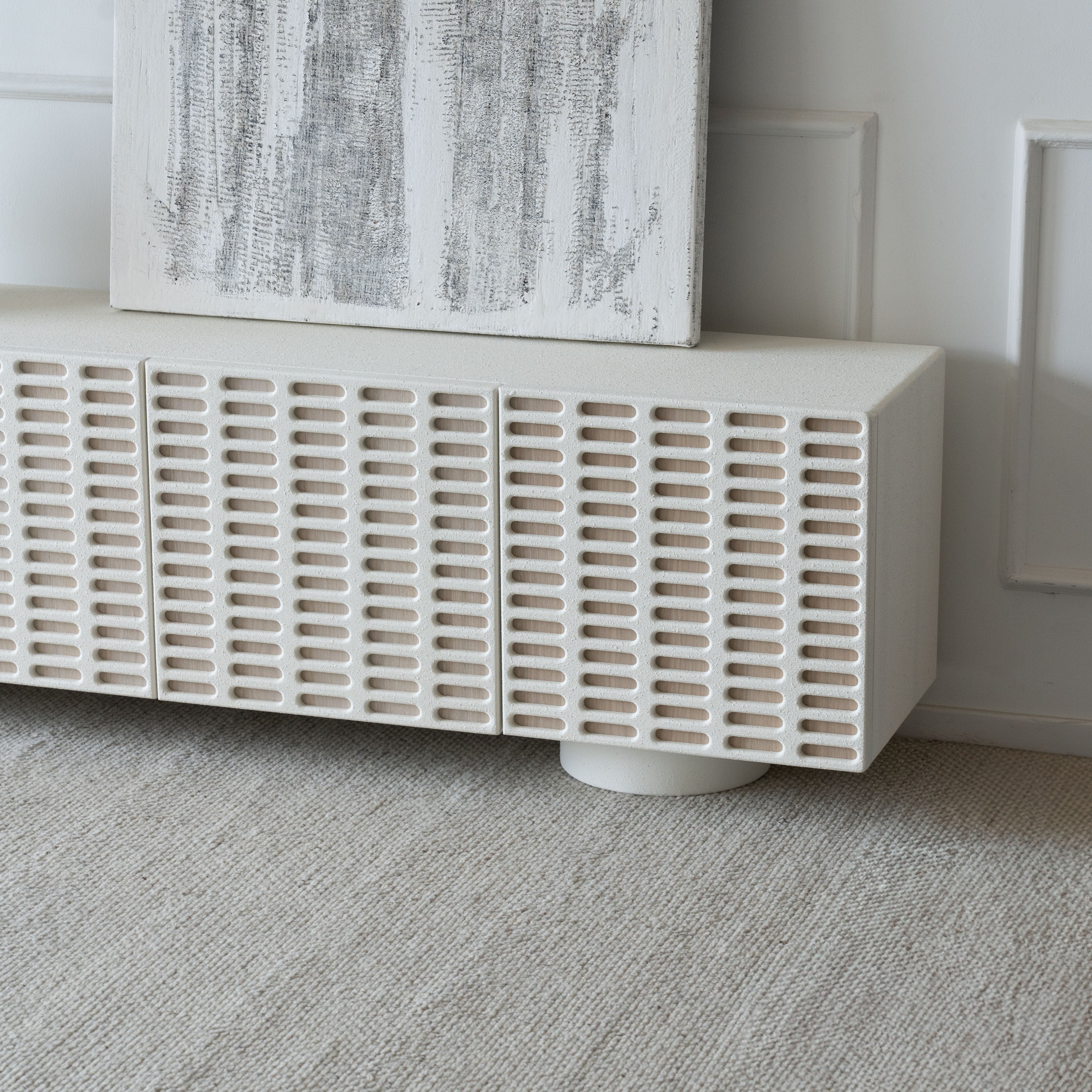 Akari TV Unit-White - - WS Living Furniture Furniture Store in Dubai