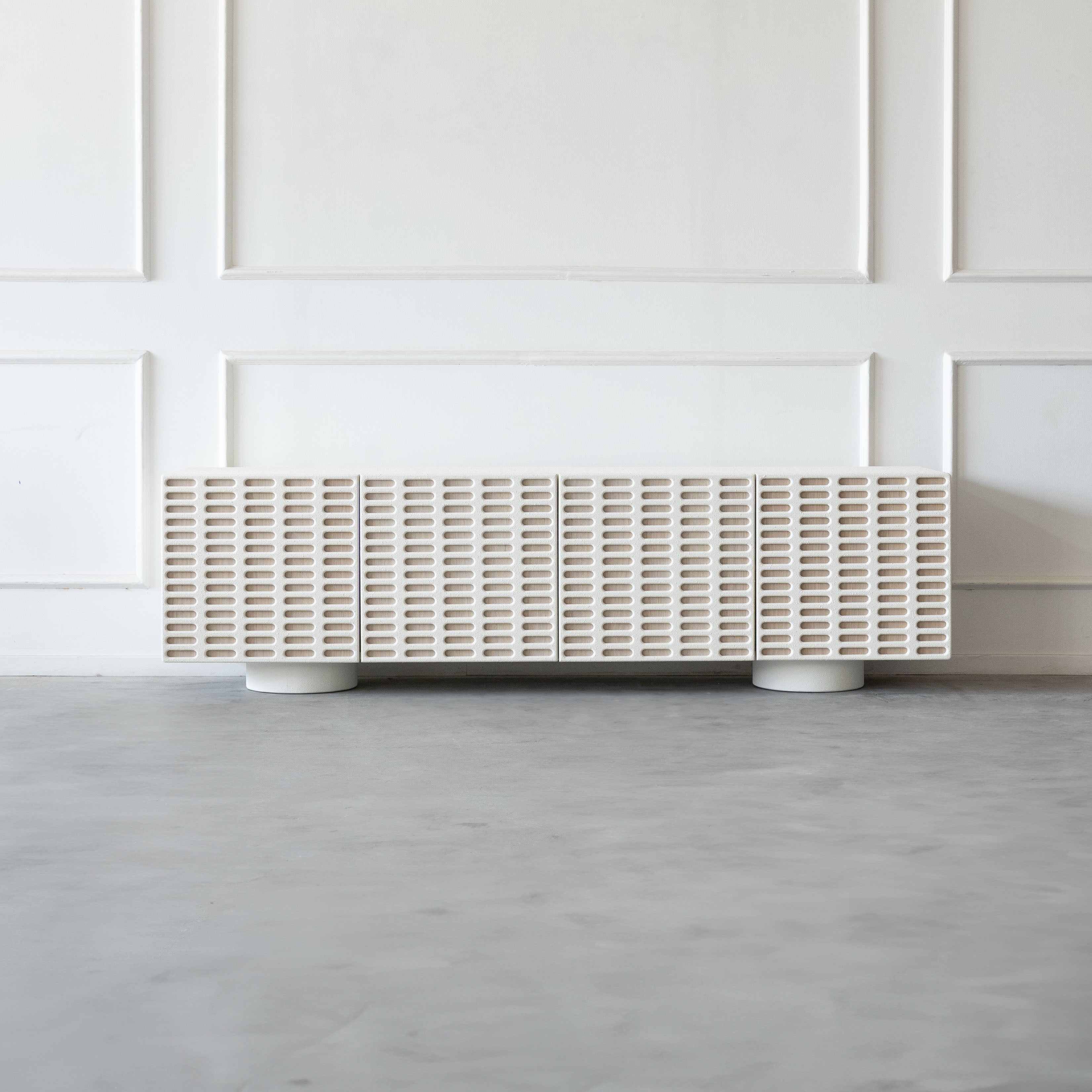 Akari TV Unit-White - - WS Living Furniture Furniture Store in Dubai