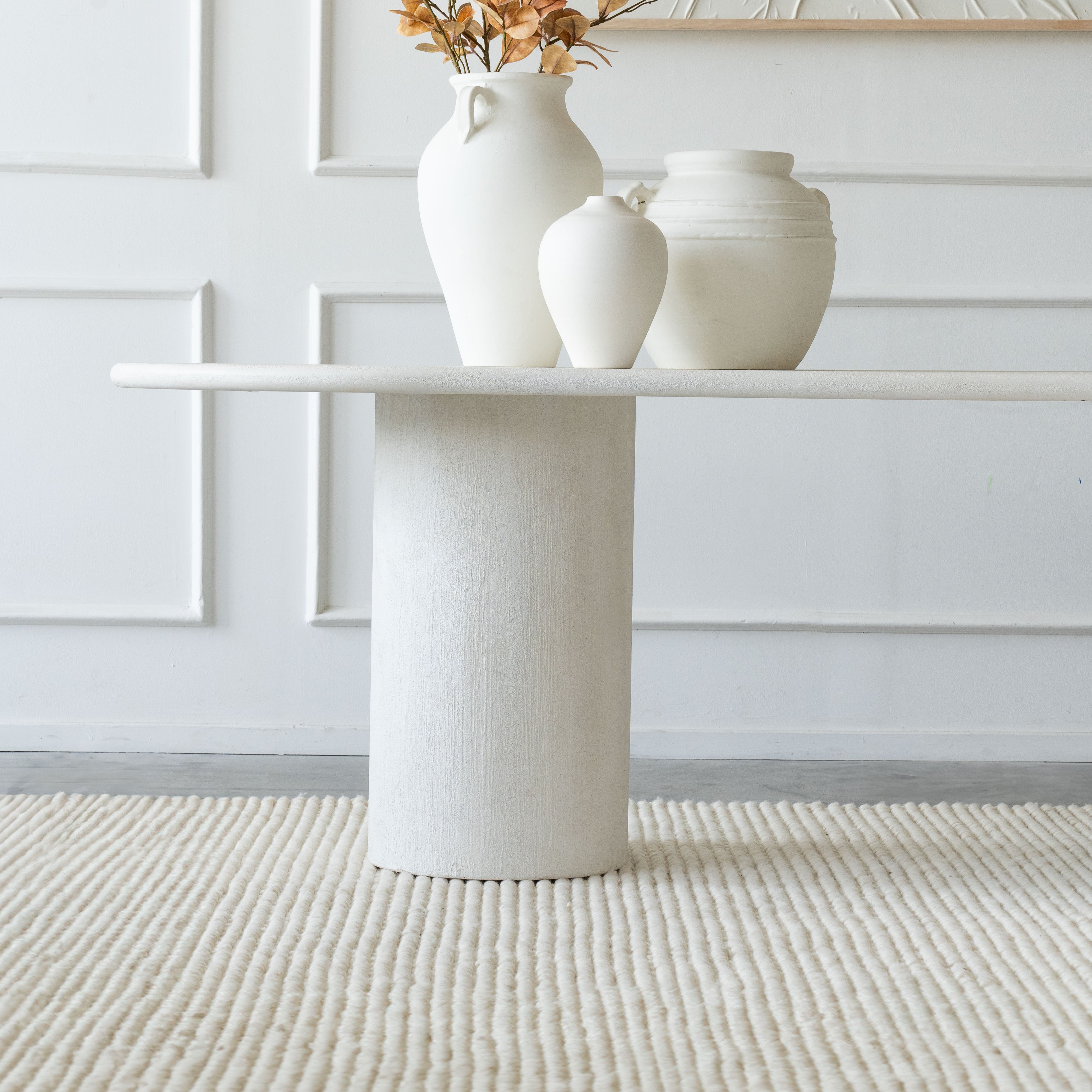 Alaska Oval Dining Table - Dining Table - WS Living Furniture Furniture Store in Dubai