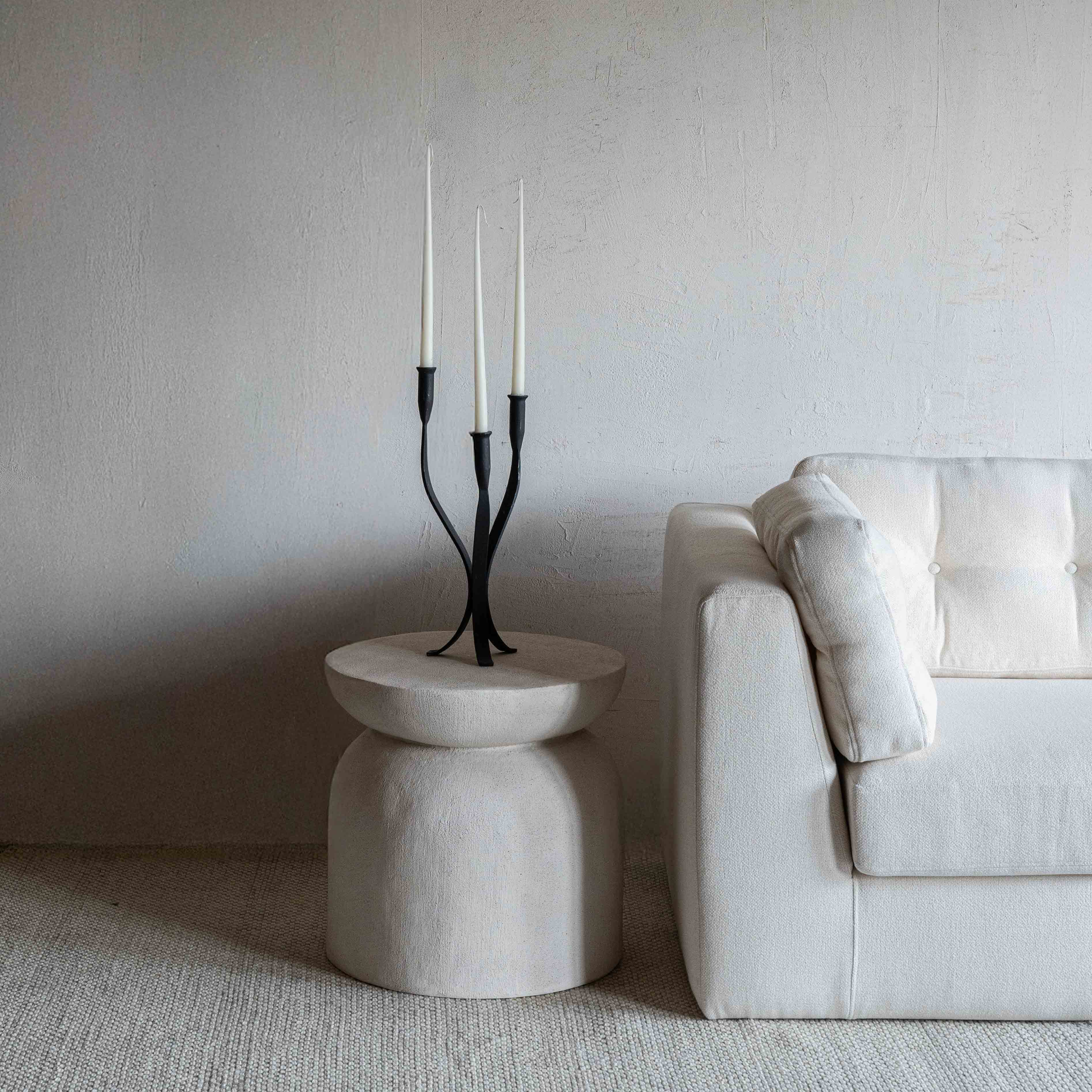 Alaska Two Way Design Side Table - Cylindrical - Side Table - WS Living Furniture Furniture Store in Dubai
