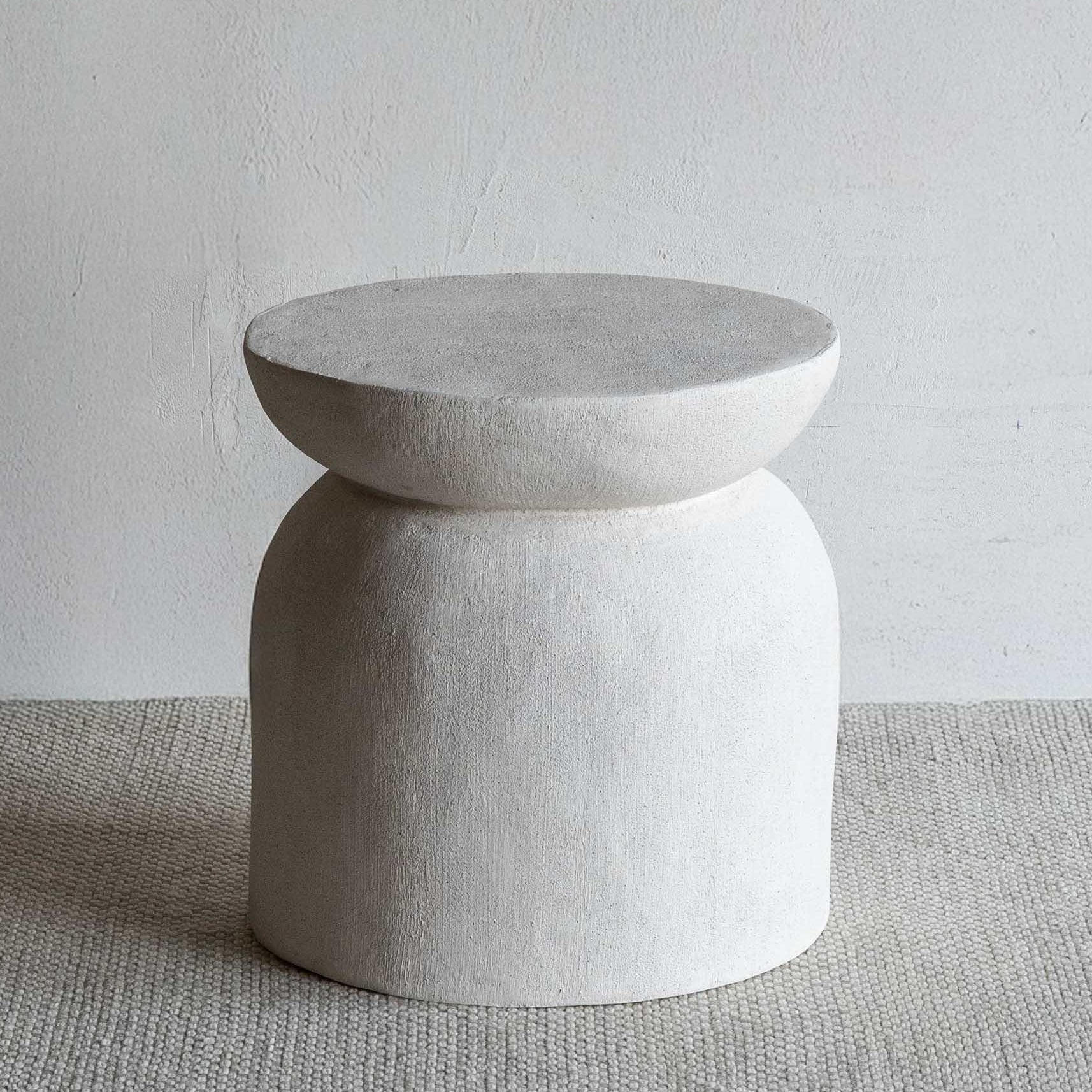 Alaska Two Way Design Side Table - Cylindrical - Side Table - WS Living Furniture Furniture Store in Dubai