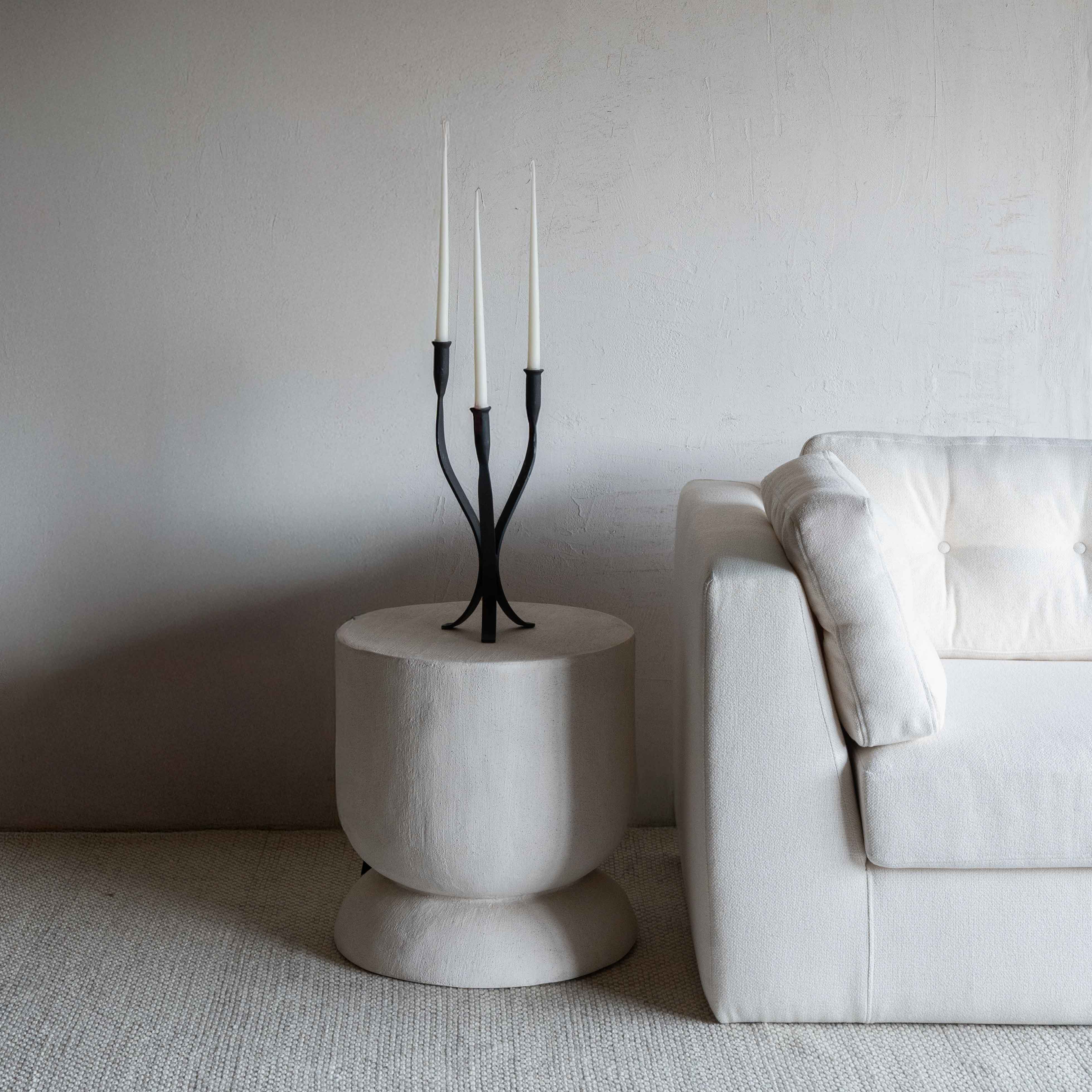 Alaska Two Way Design Side Table - Cylindrical - Side Table - WS Living Furniture Furniture Store in Dubai