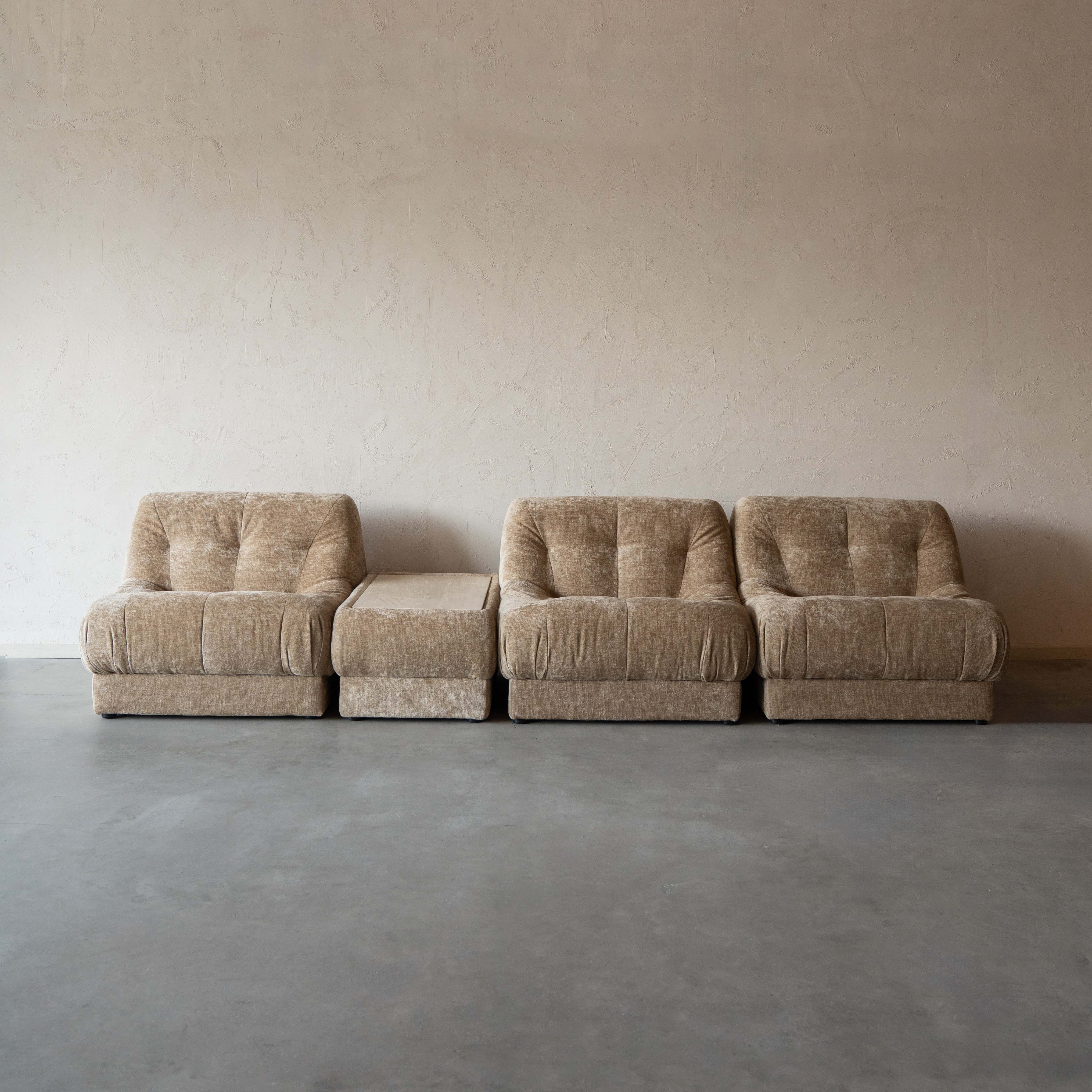 Alistair Beige Modern Modular Sofa