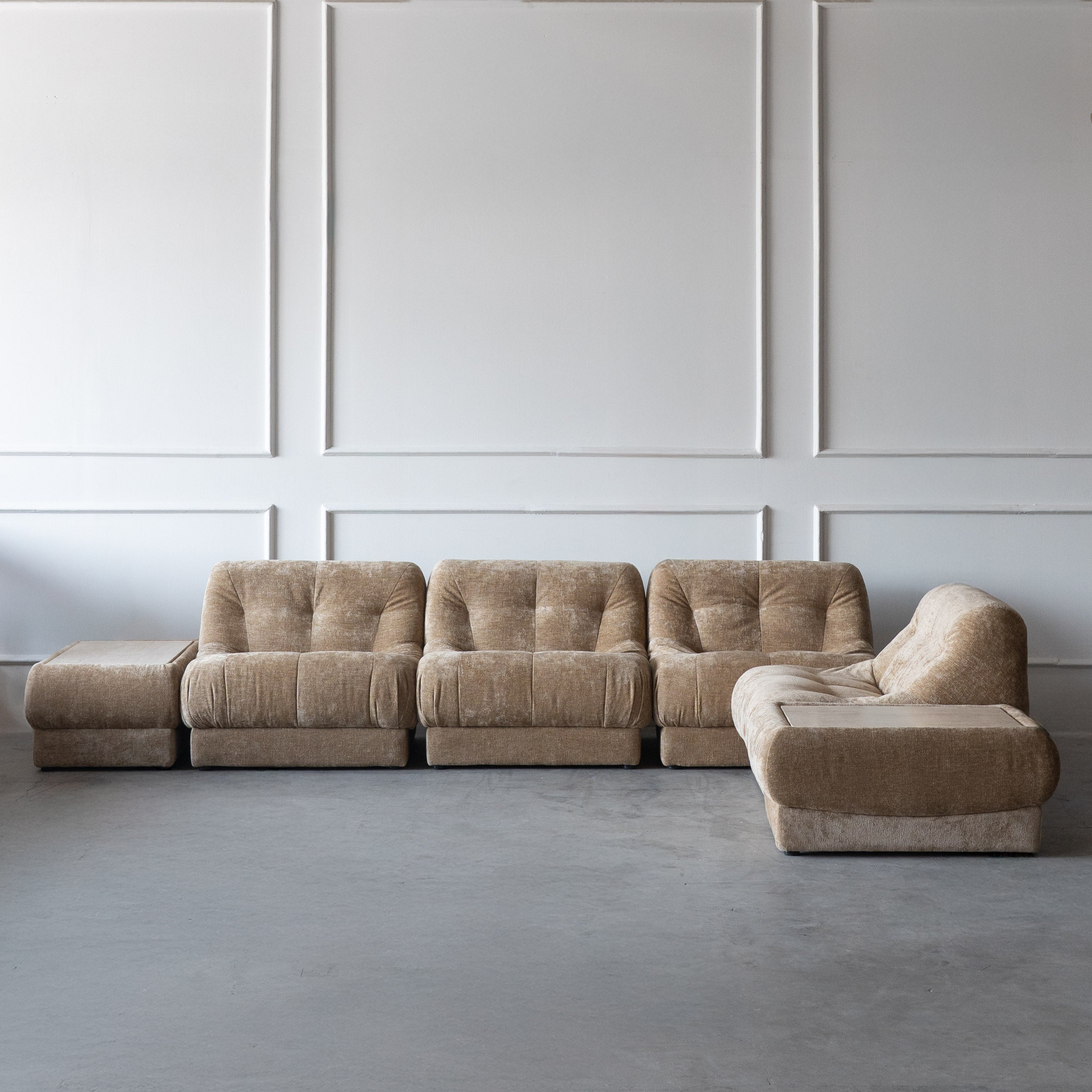 Alistair Beige Modern Modular Sofa
