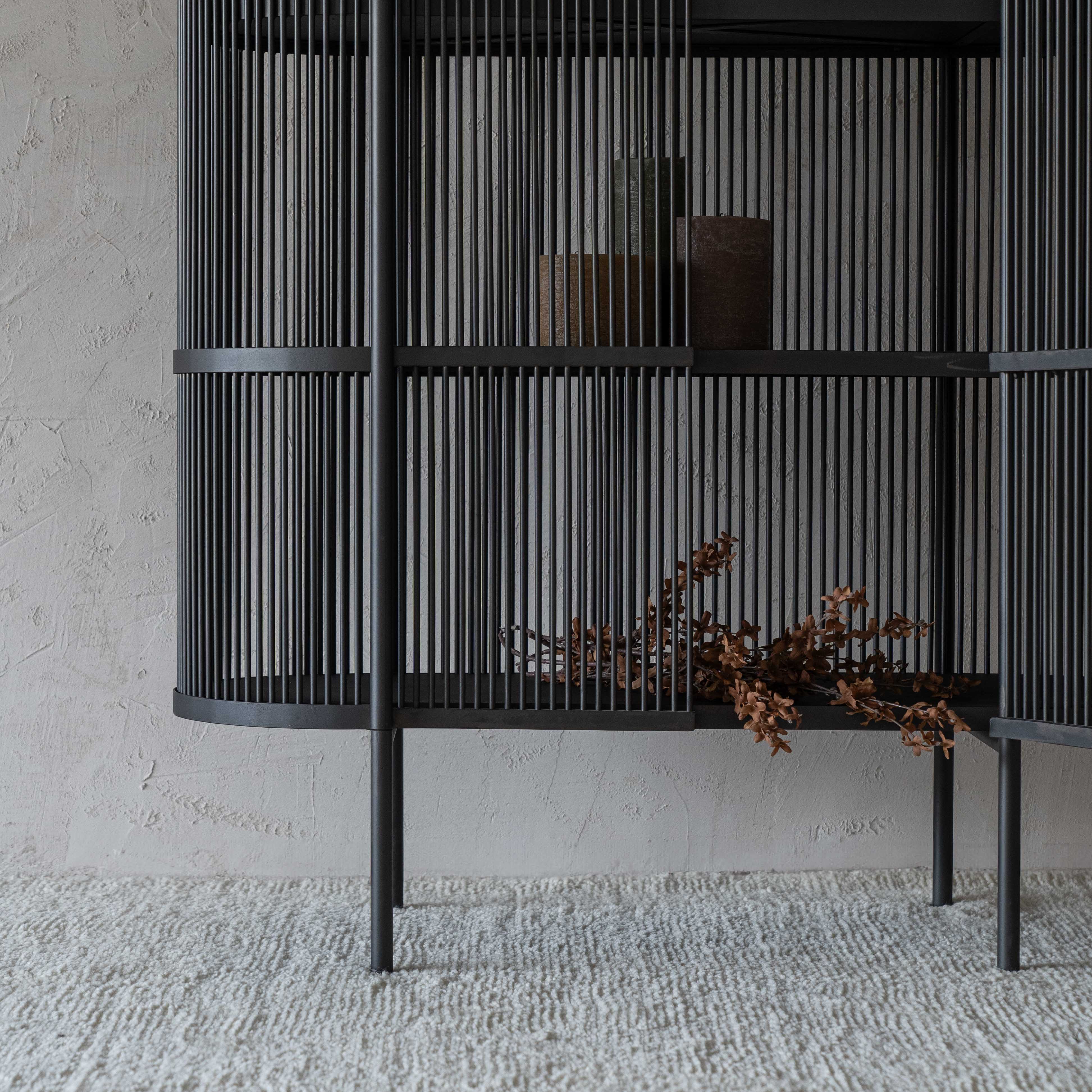 Anaya Handcrafted Steel Storage Cabinet - Cabinets - WS Living Furniture  Furniture Store in Dubai