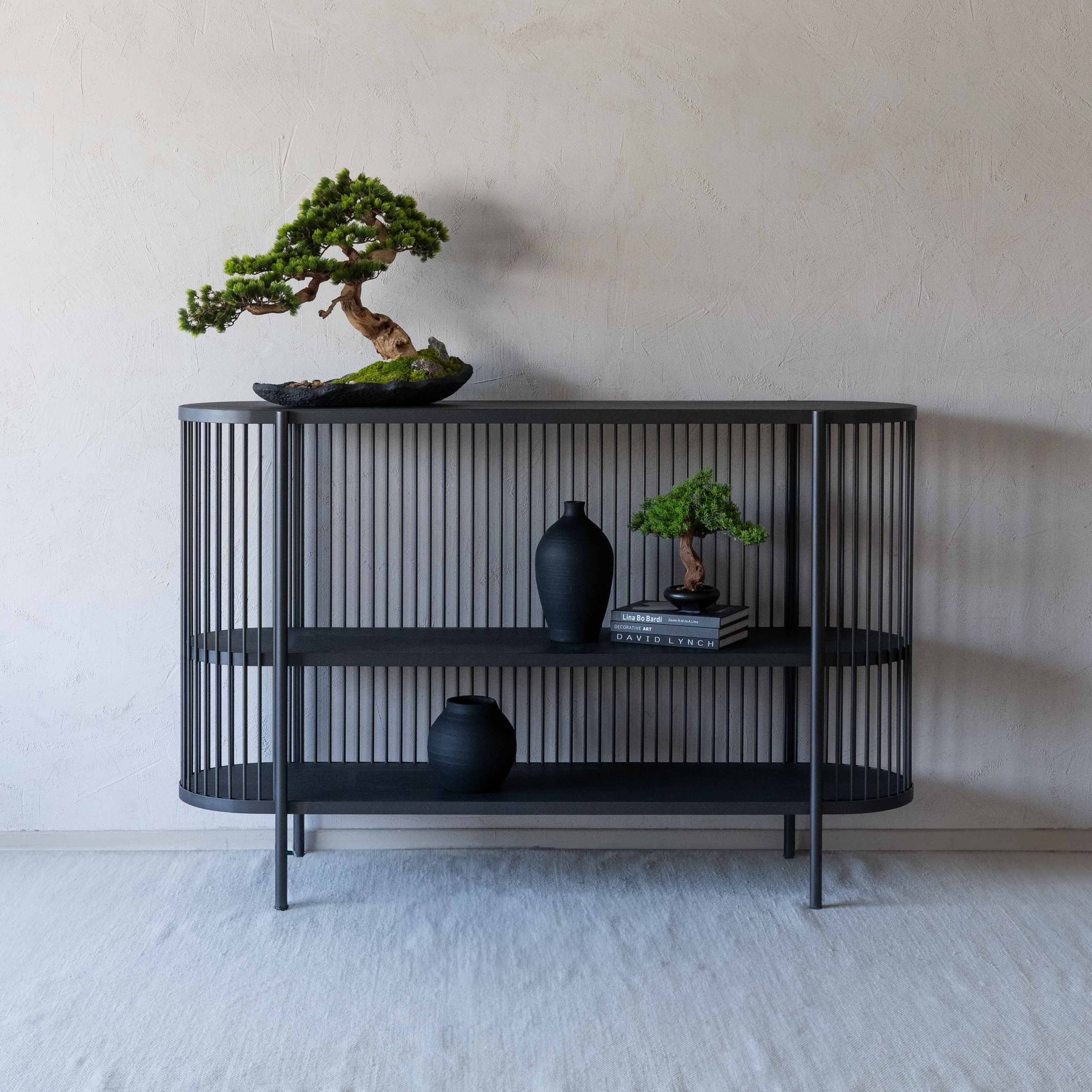 Ananya Handcrafted Wood and Steel Frame Console - Console Tables - WS Living - UAE Modern Home Furniture Stores in Dubai