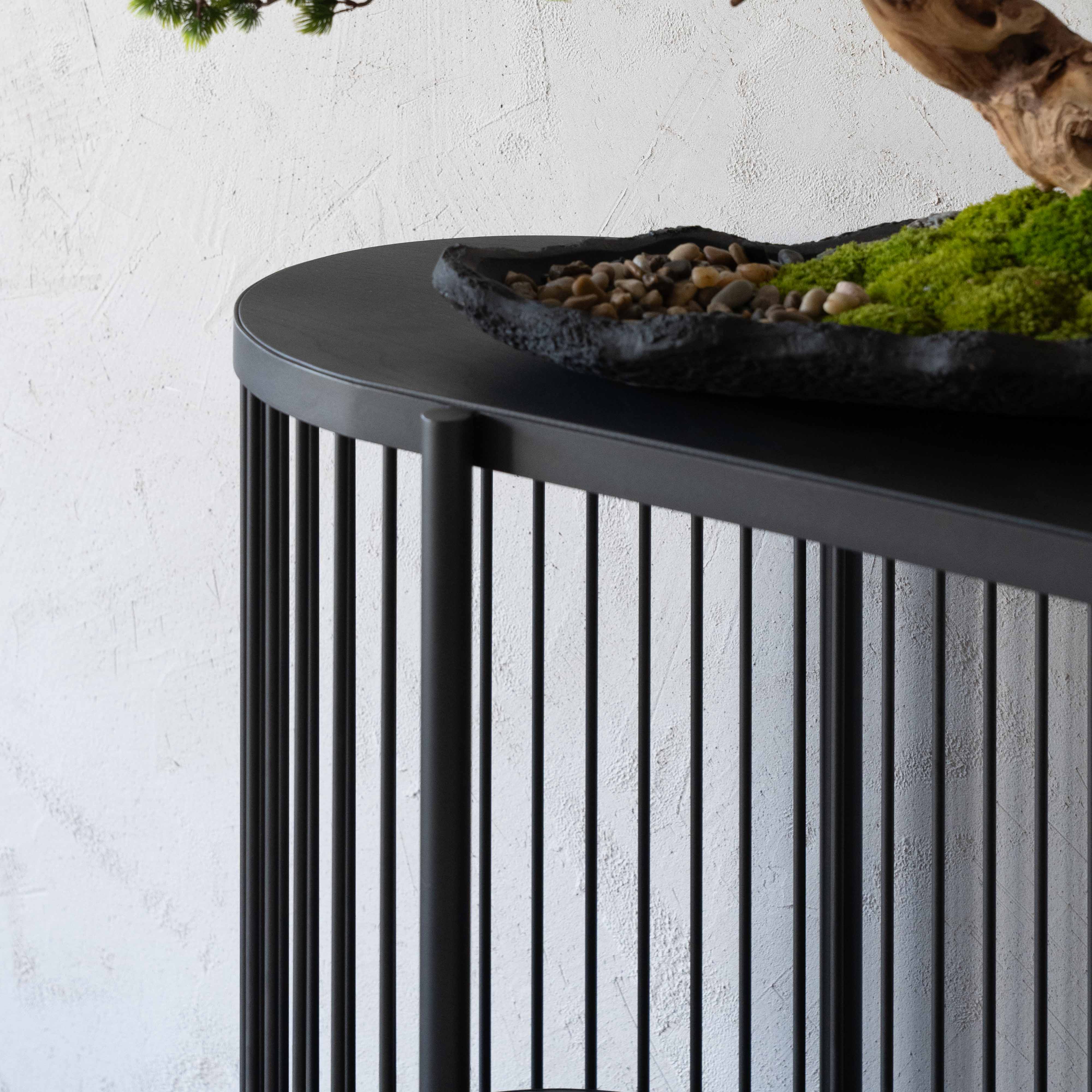 Ananya Handcrafted Wood and Steel Frame Console - Console Tables - WS Living - UAE Modern Home Furniture Stores in Dubai
