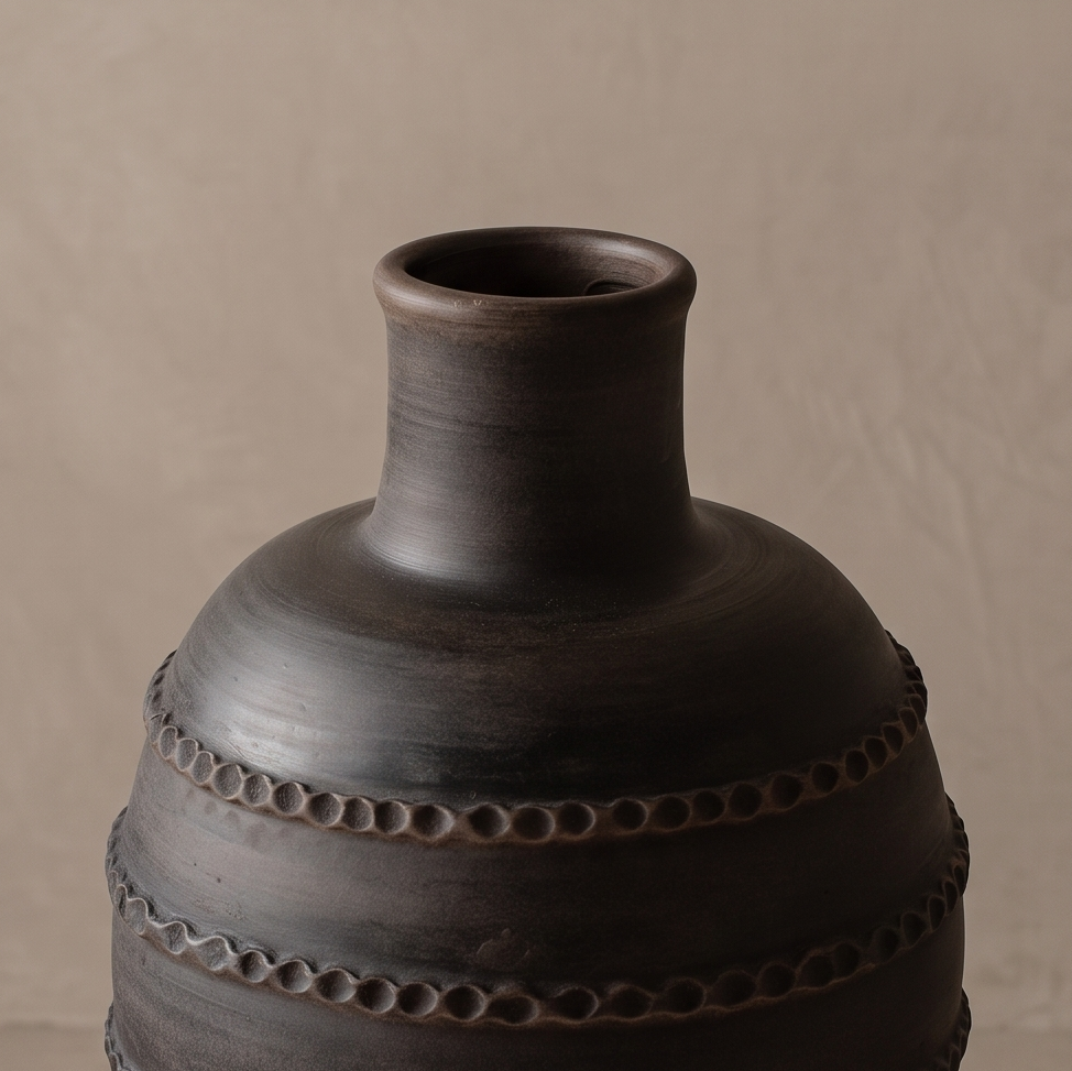أورانا - وعاء أو مزهرية من التراكوتا بمظهر عتيق ومعتق