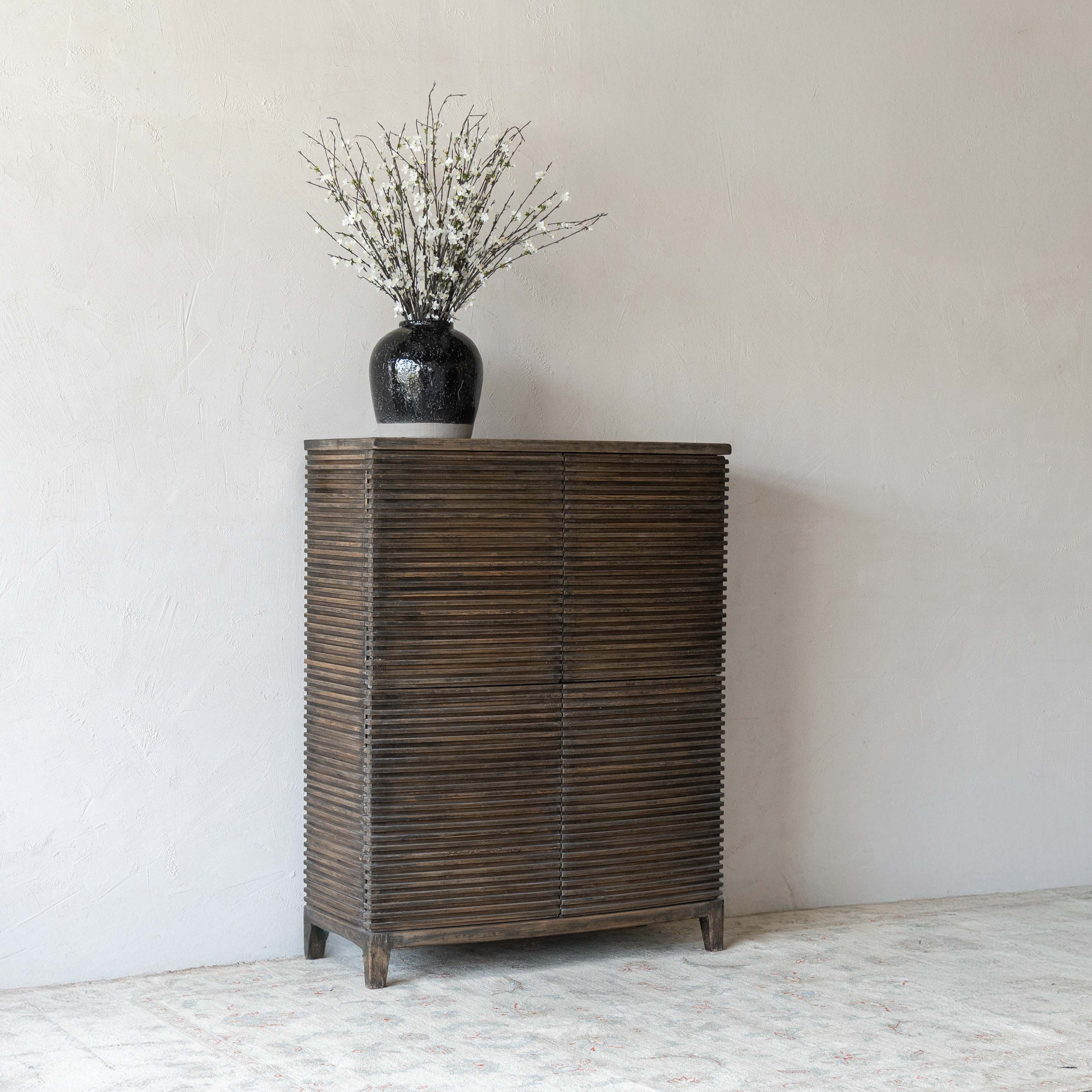 Apollo Solid Wood Classic Style Cabinet - GA265-D - Shelves - WS Living Furniture Furniture Store in Dubai