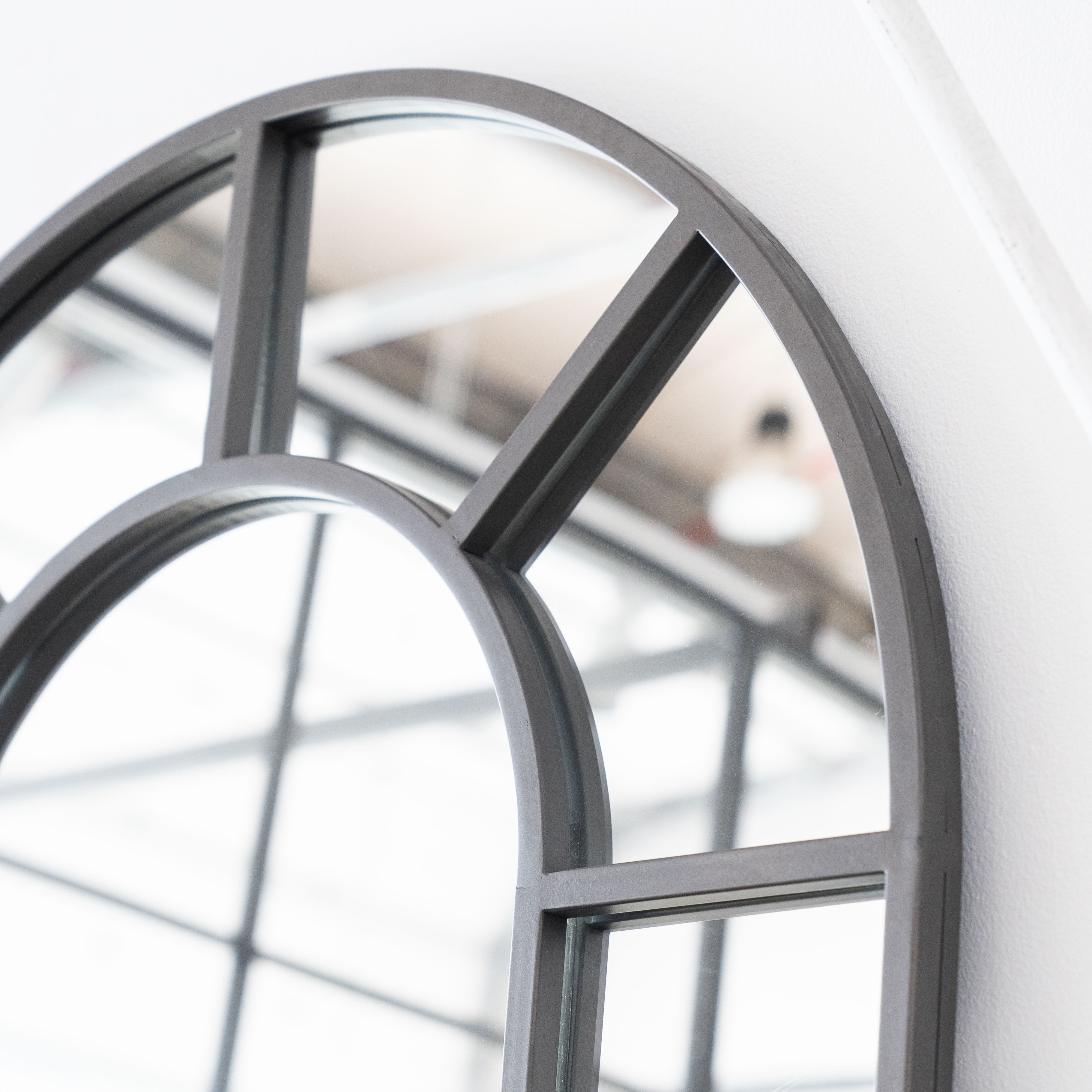 Arc steel Mirror - - WS Living Furniture Furniture Store in Dubai