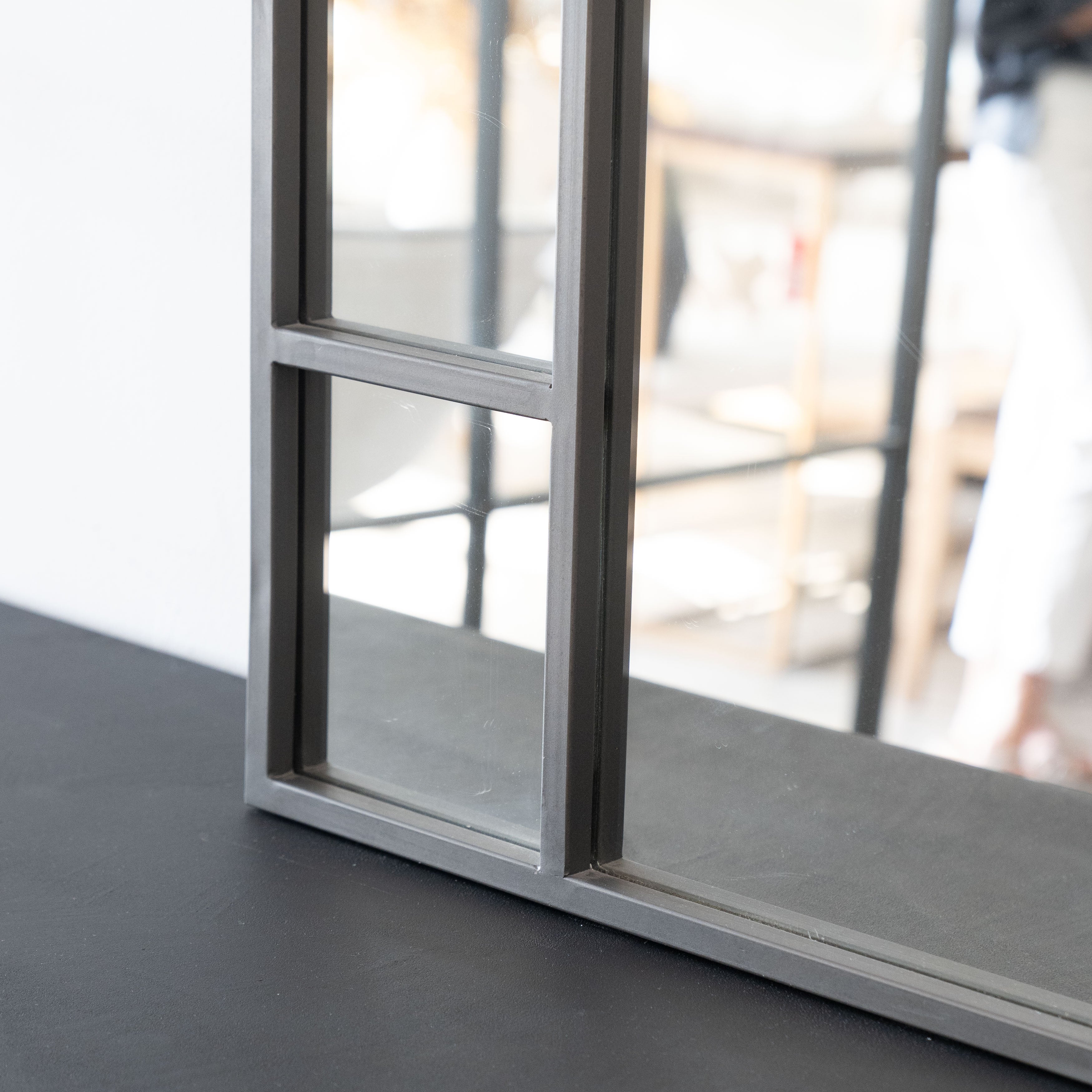 Arc steel Mirror - - WS Living Furniture Furniture Store in Dubai