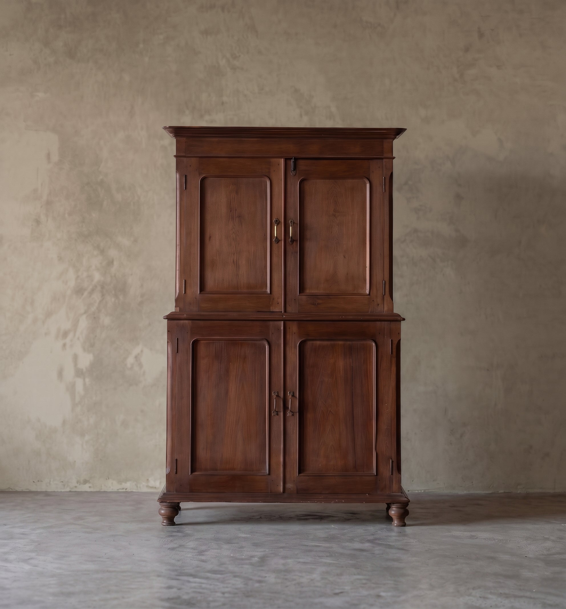 Armoire Antique Multi-Door Vintage Storage Cabinet