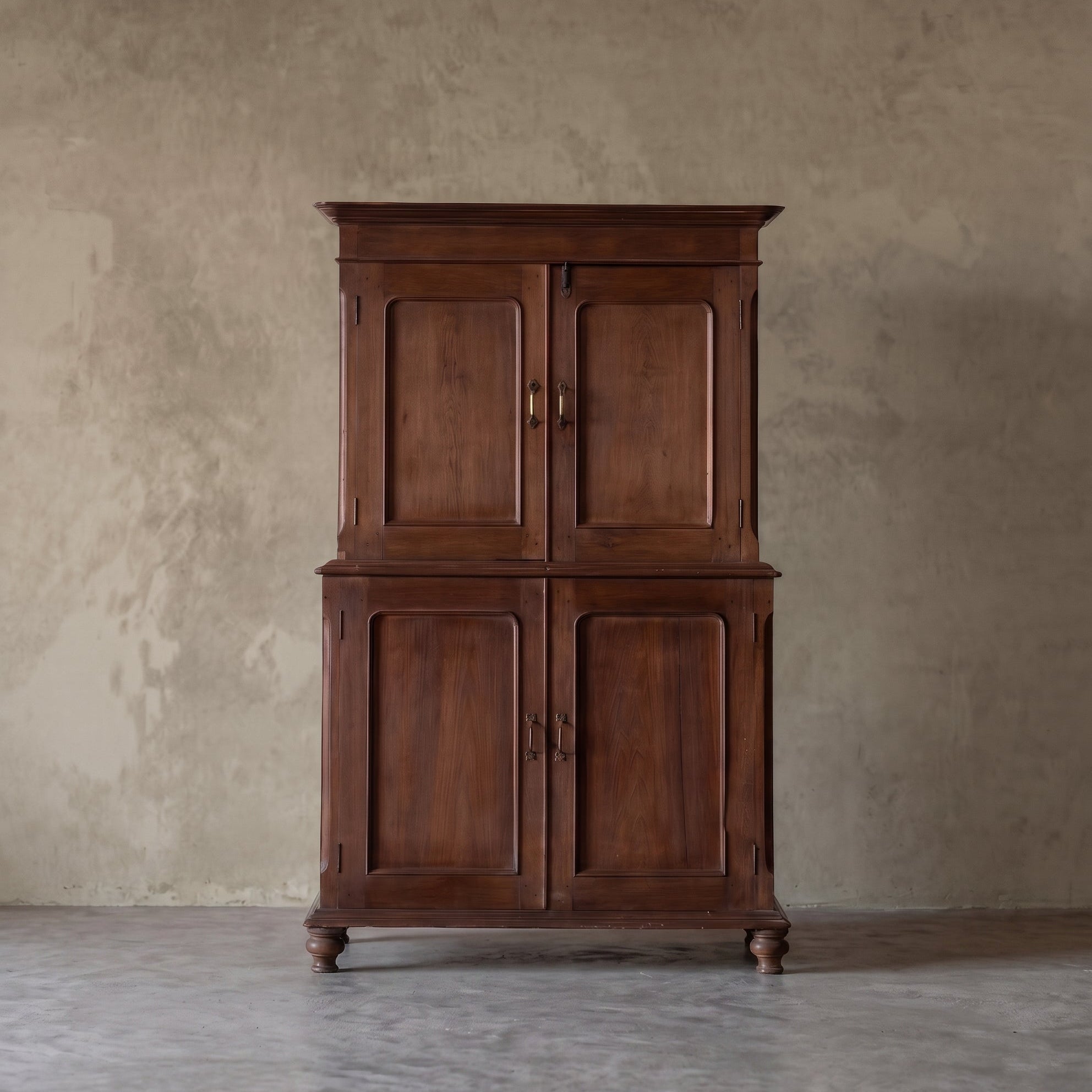 Armoire Antique Multi-Door Vintage Storage Cabinet