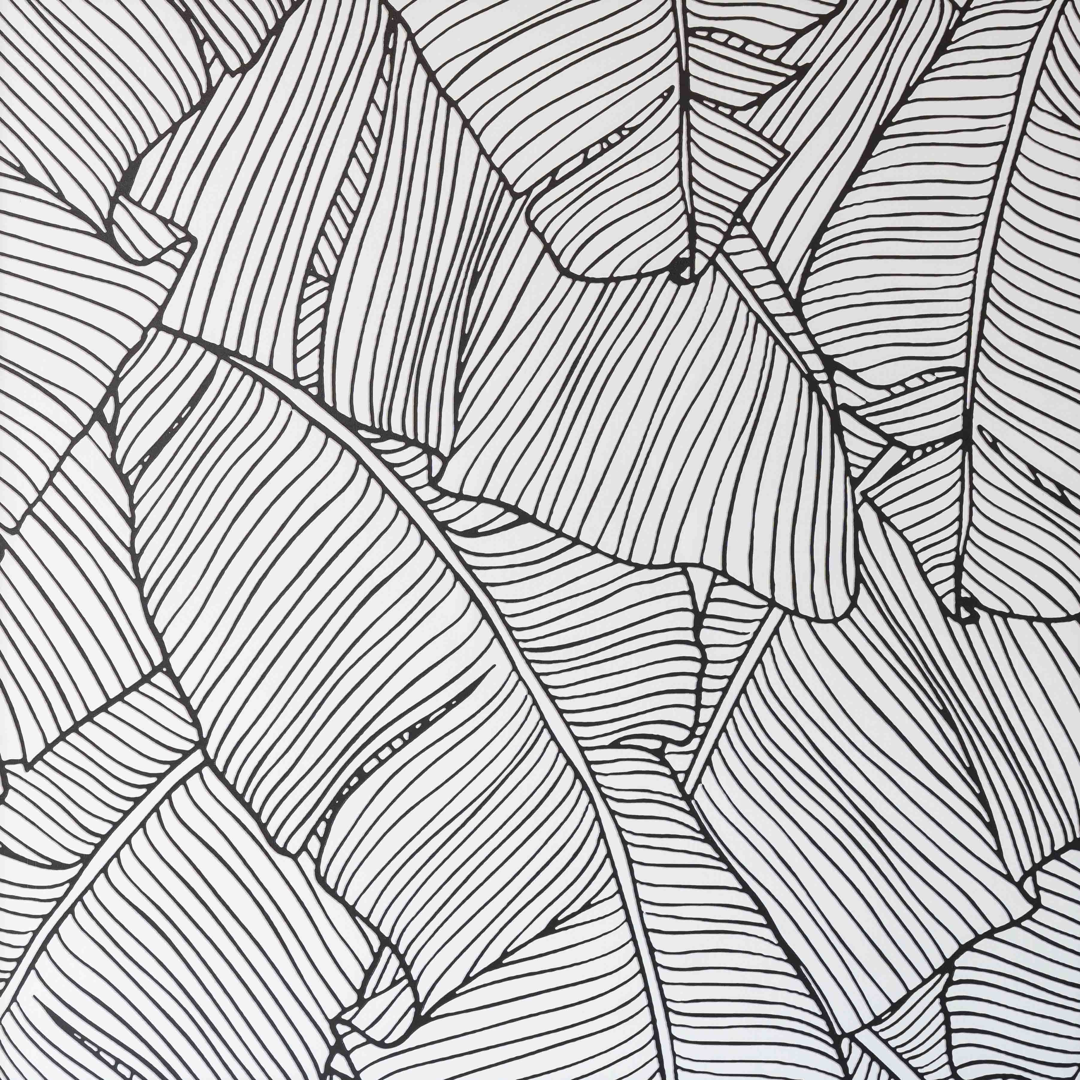 Midnight Bloom White & Black Wall Art Painting - Art Paintings - WS Living Furniture Home Furniture Stores in Dubai
