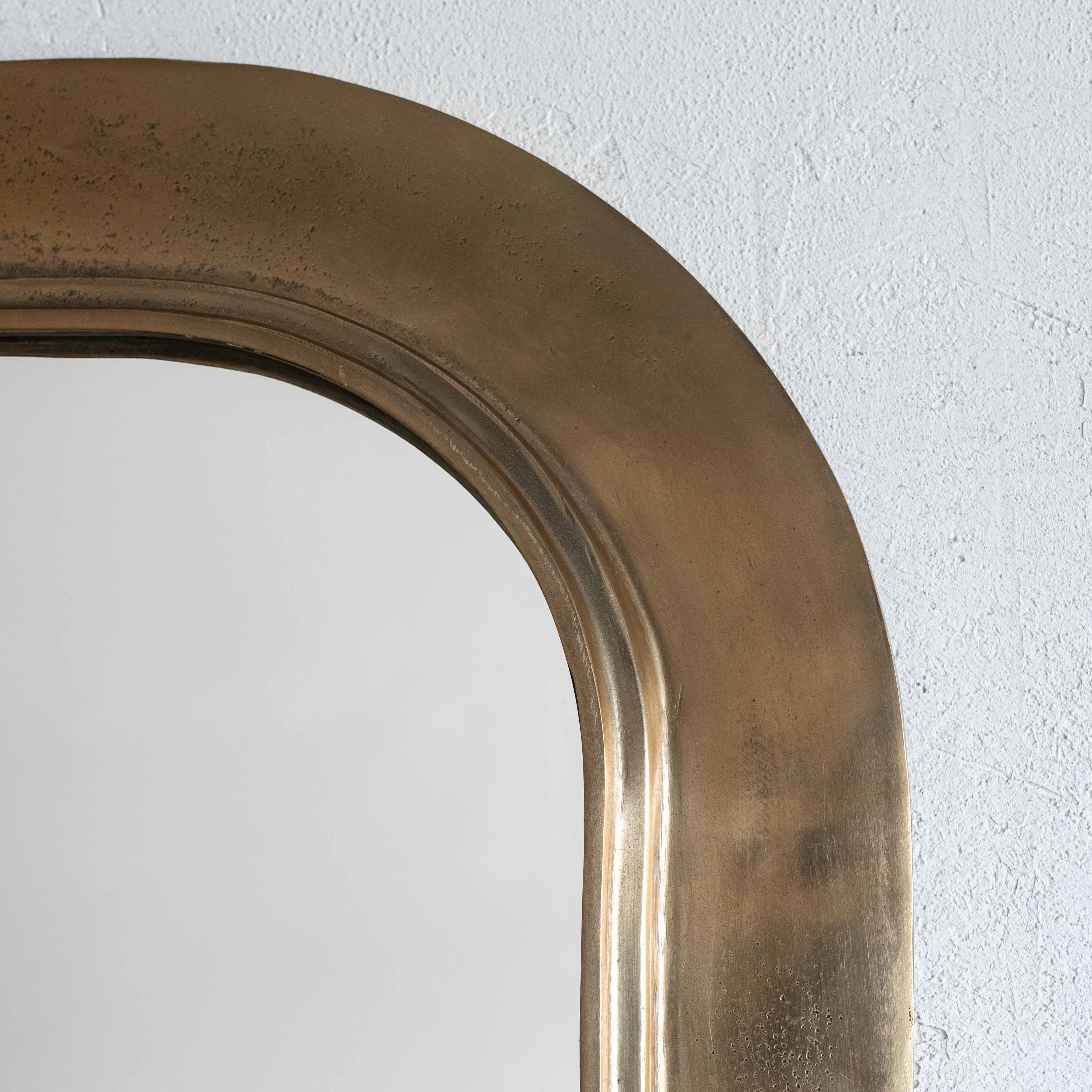 Arvid Antique Brass Full Length Floor Mirror - Mirrors - WS Living Furniture Furniture Store in Dubai