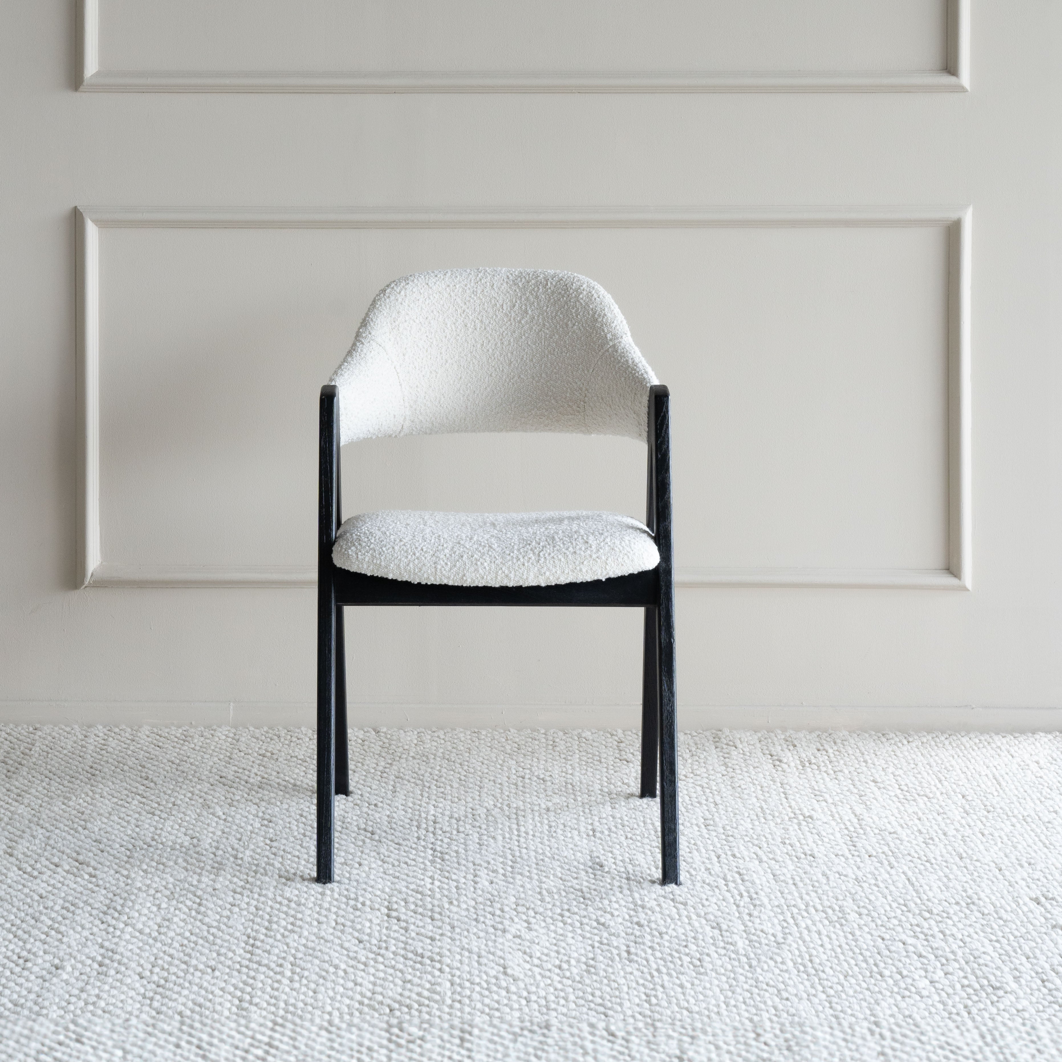 Ashley Dining Chair - Boucle - Dining Chairs - WS Living Furniture  Furniture Store in Dubai