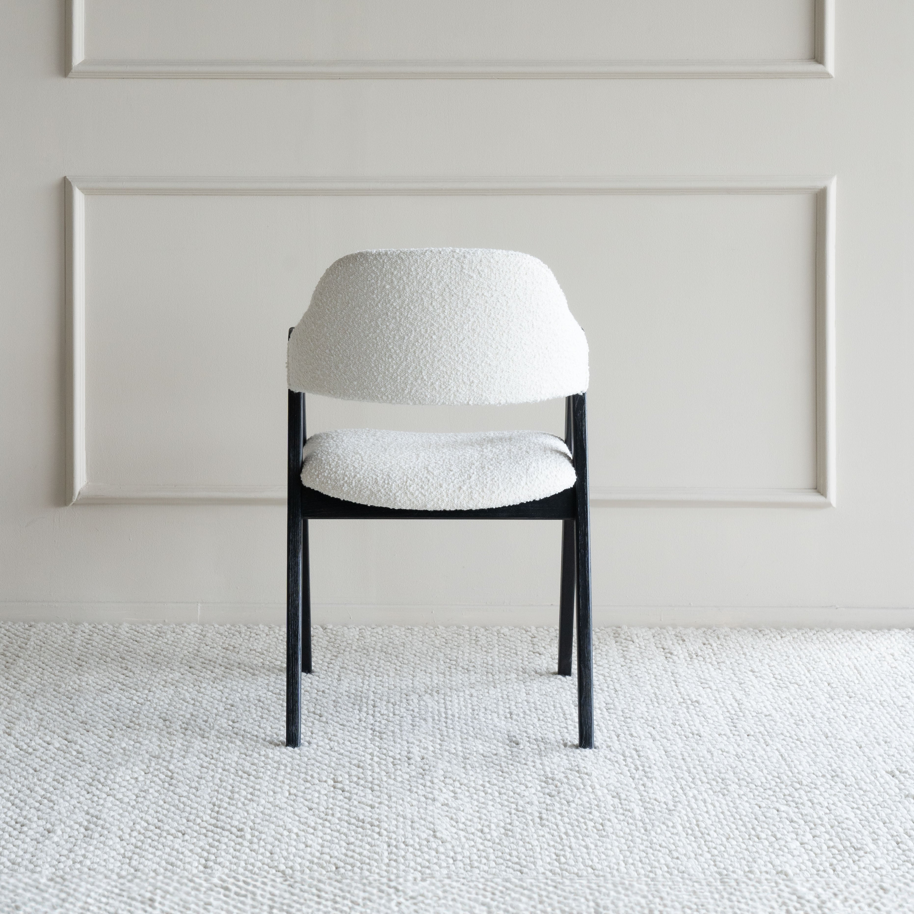 Ashley Dining Chair - Boucle - Dining Chairs - WS Living Furniture  Furniture Store in Dubai