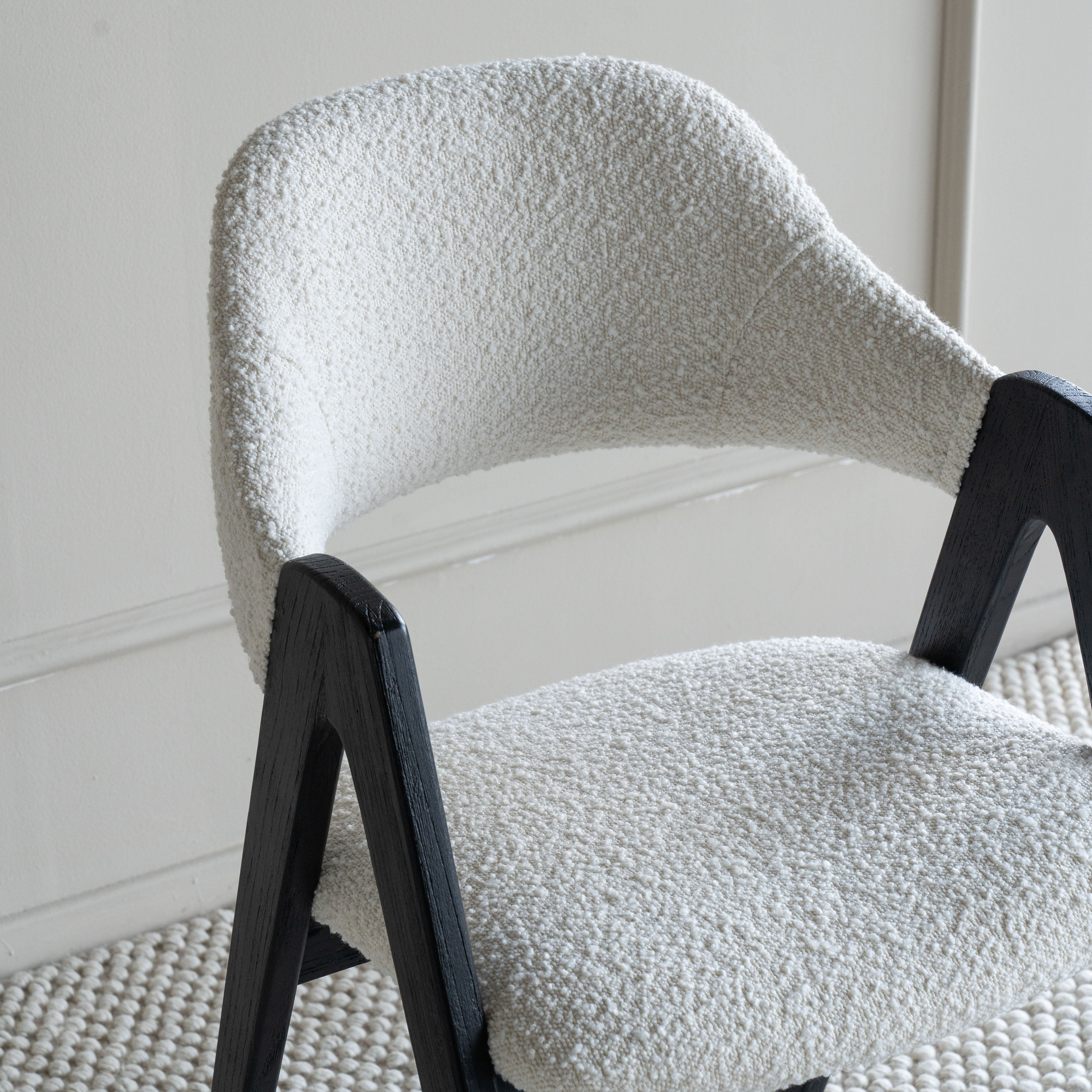 Ashley Dining Chair - Boucle - Dining Chairs - WS Living Furniture  Furniture Store in Dubai