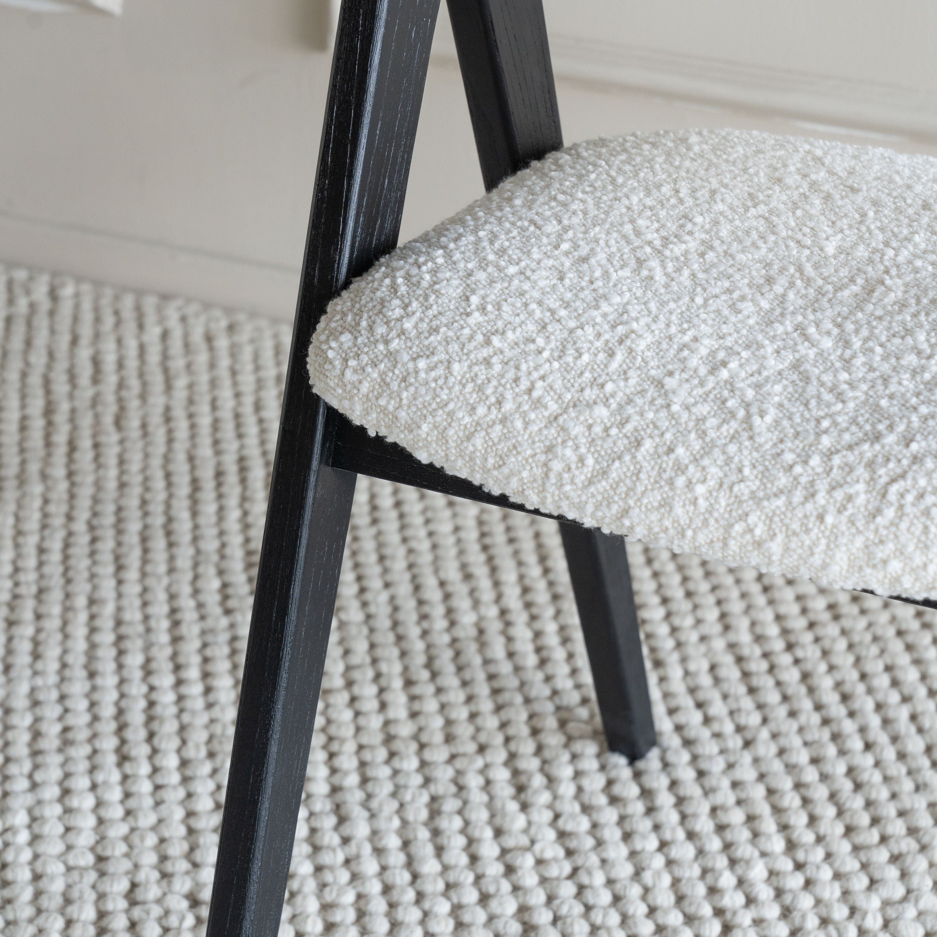 Ashley Dining Chair - Boucle - Dining Chairs - WS Living Furniture  Furniture Store in Dubai